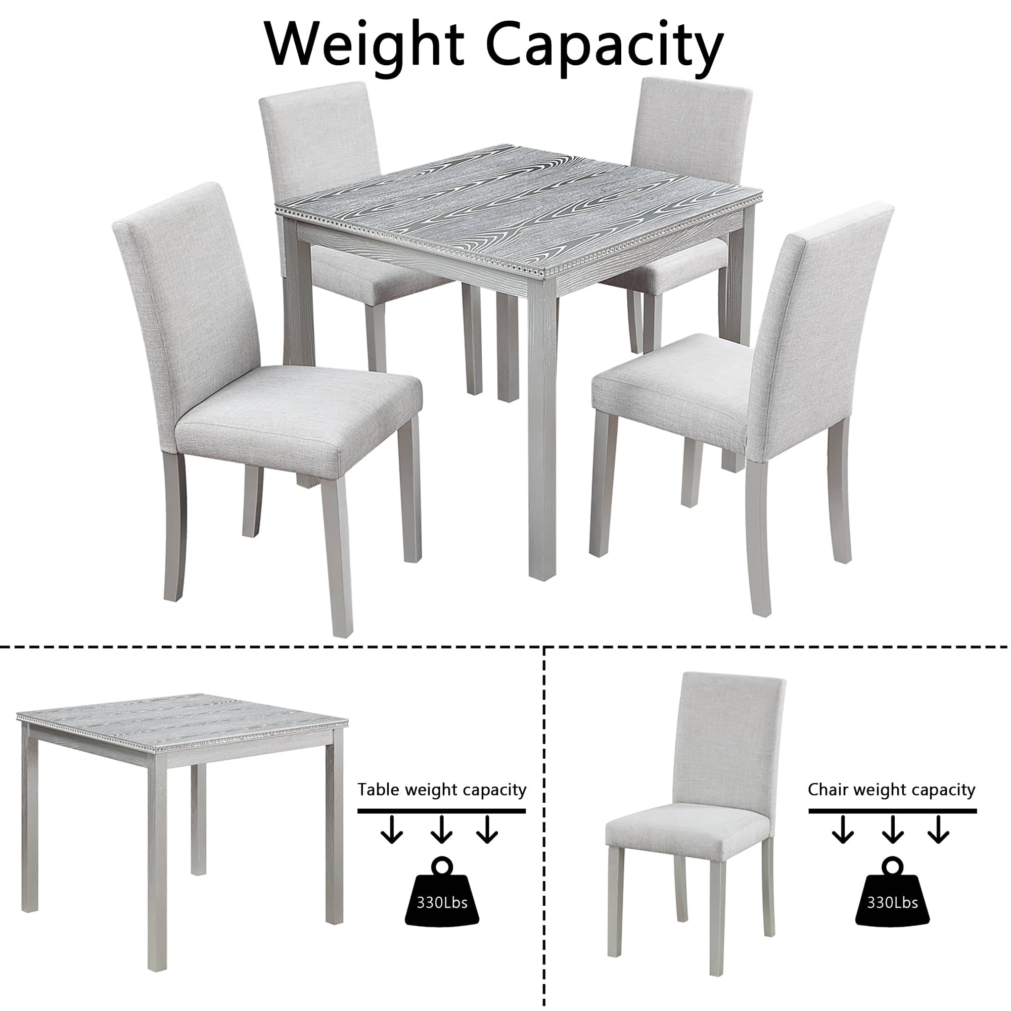 Vynxaria LESX1275-DJCZ-TZ018 Dining-Sets - View #4