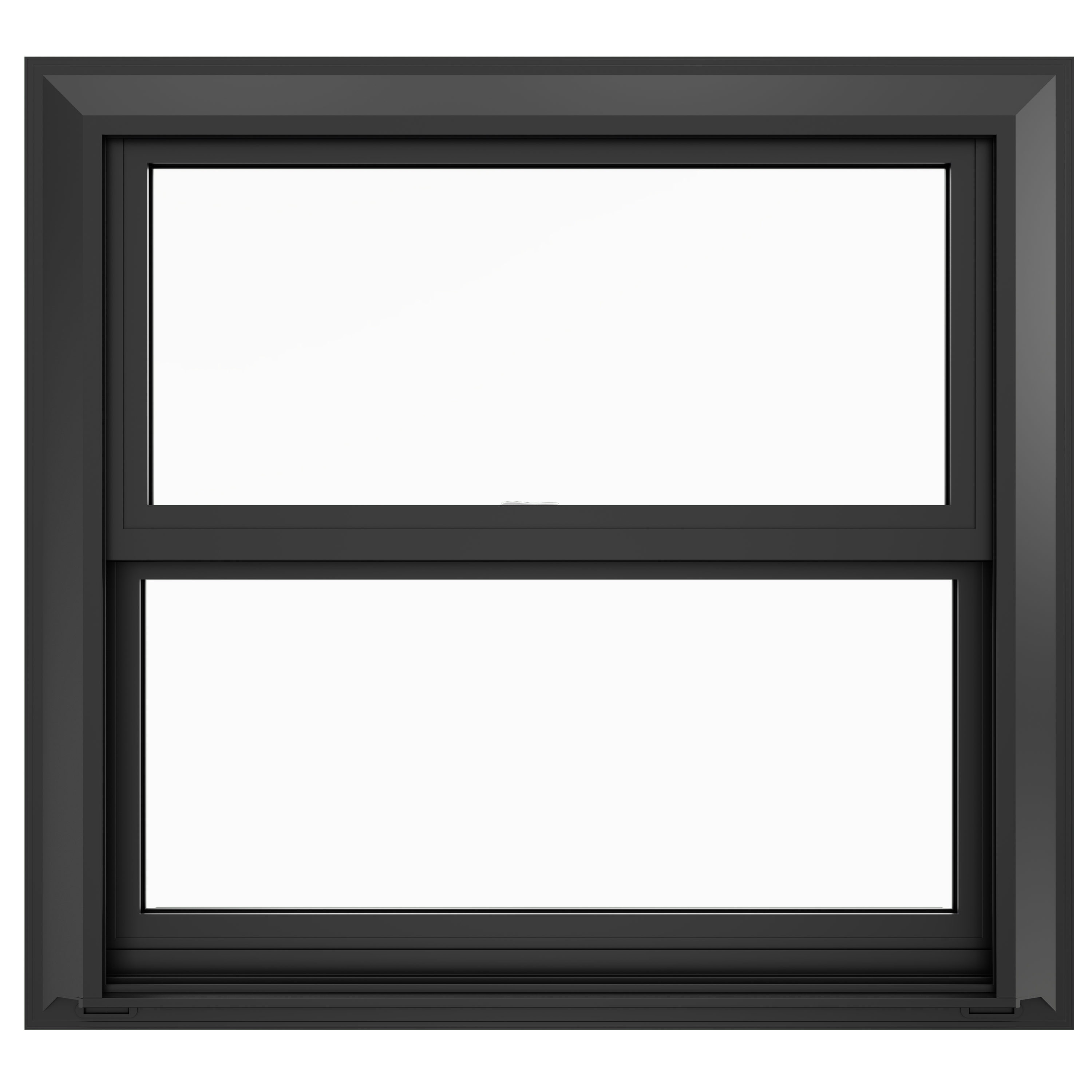 Jeld Wen Finishield V 4500 25 12 In X 25 12 In Black Exterior White Interior Vinyl New 2606