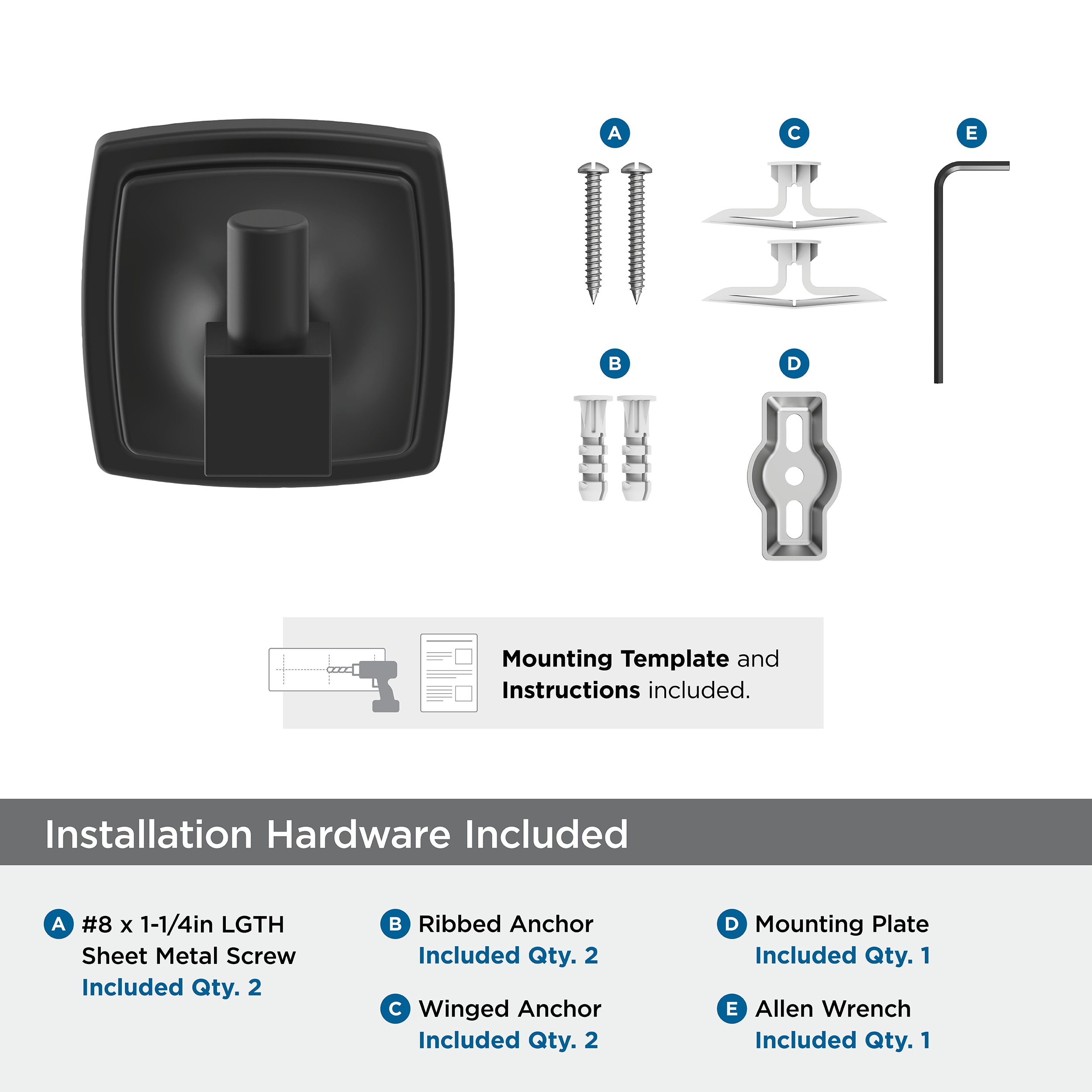 Amerock BH36090MB Robe-Hooks - View #7