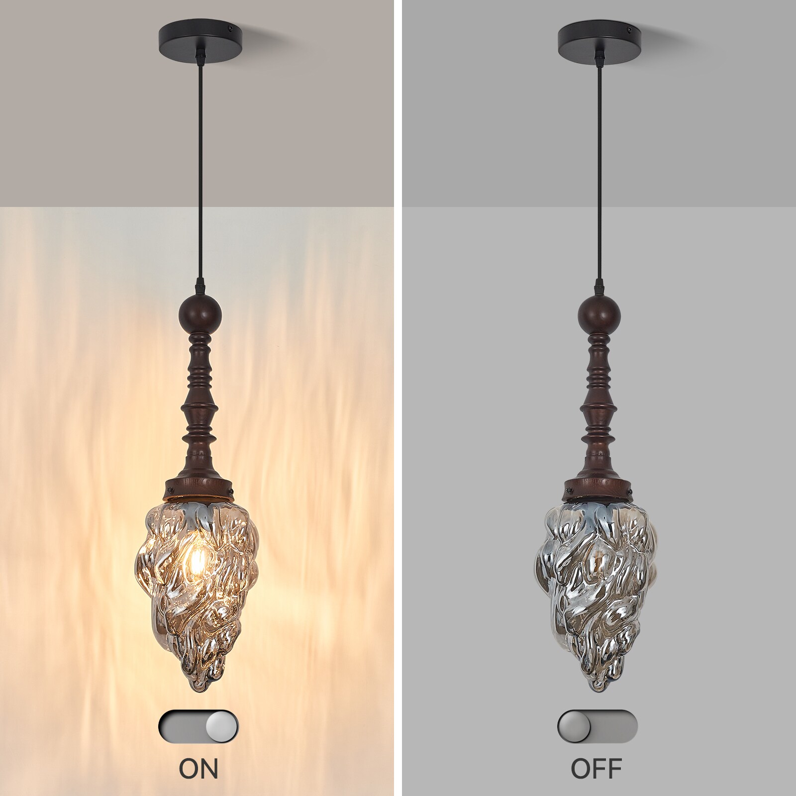 ZHLLMQ 672-1-GERY Pendant-Lights - View #3