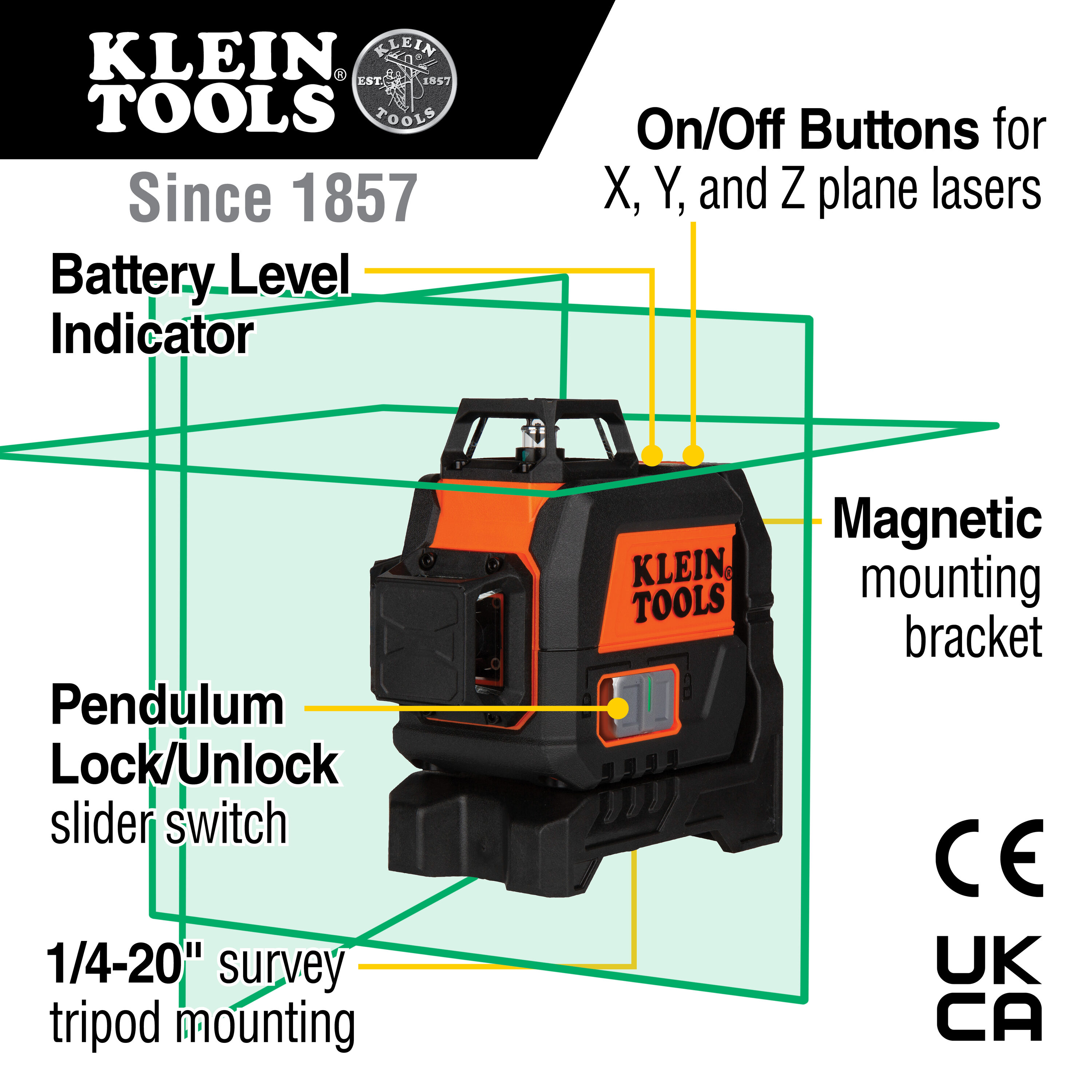 Klein tools green on sale laser level