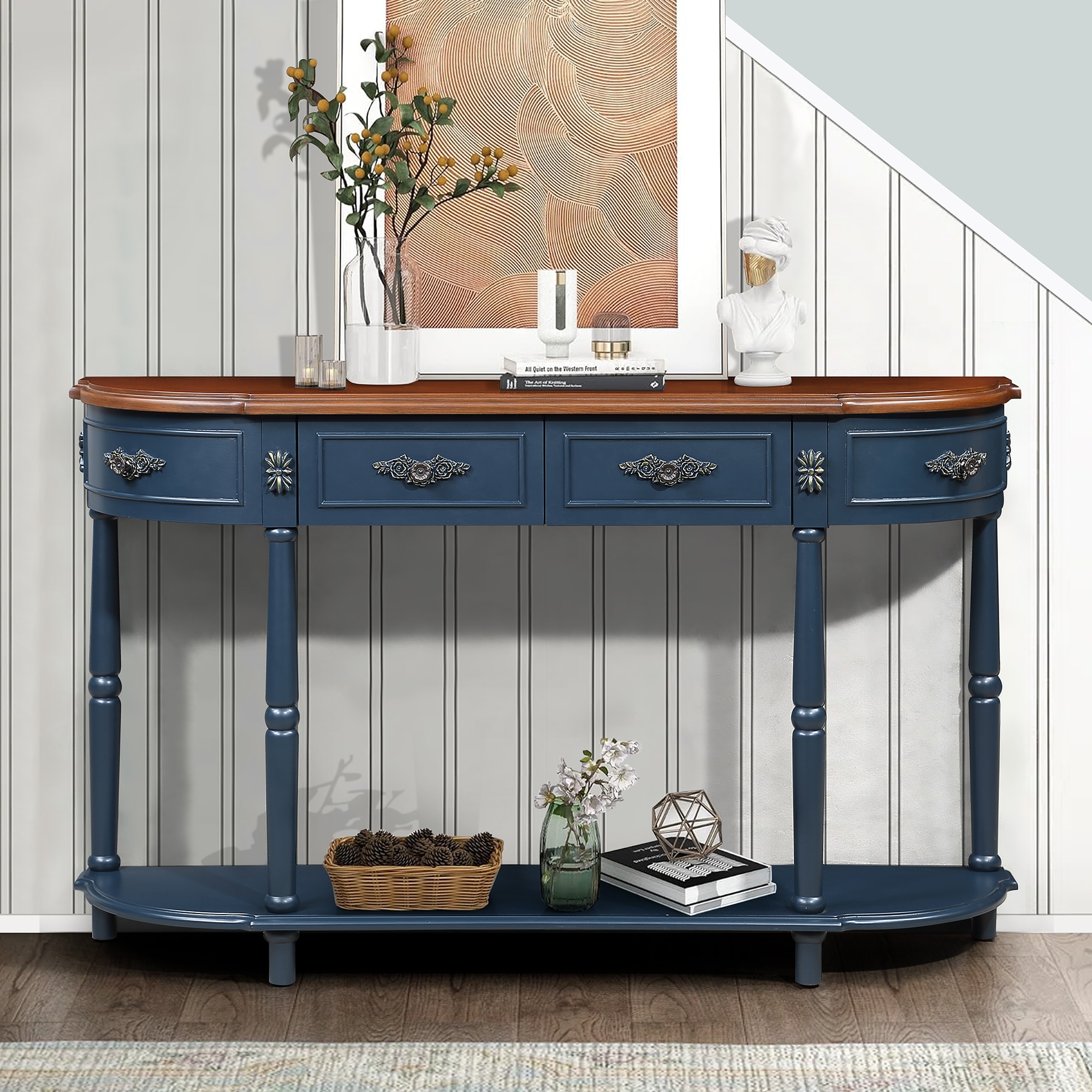 SINOFURN SYA020279GY Console-Sofa-Tables - View #2