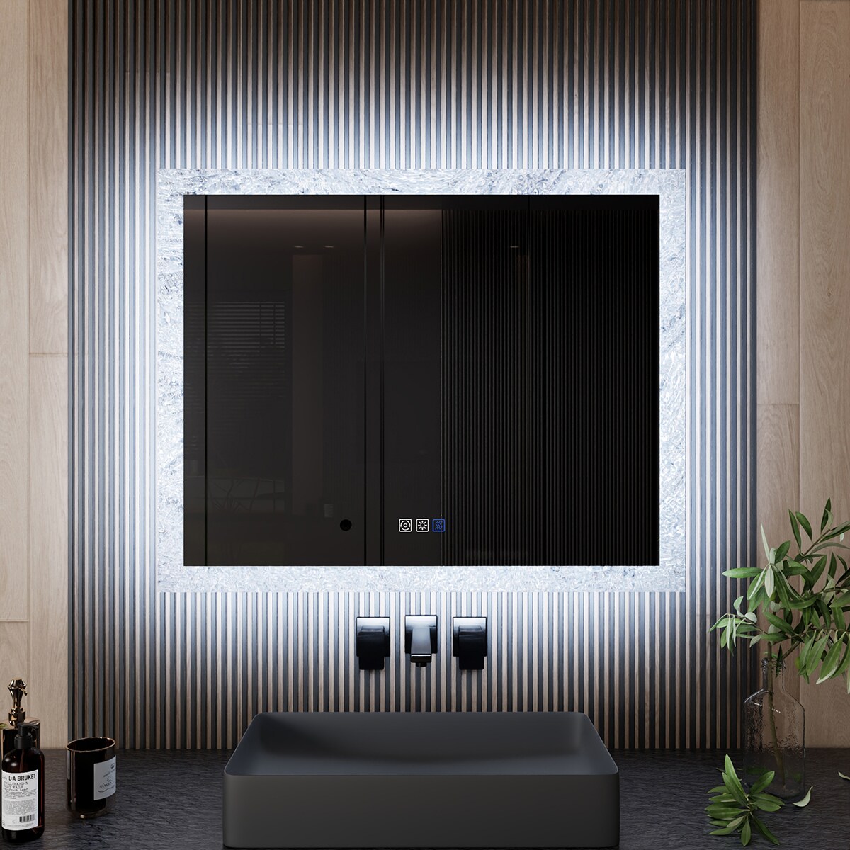 Bayfeve BFXB-14B4032-MIR Framed-Bath-Mirrors - View #3