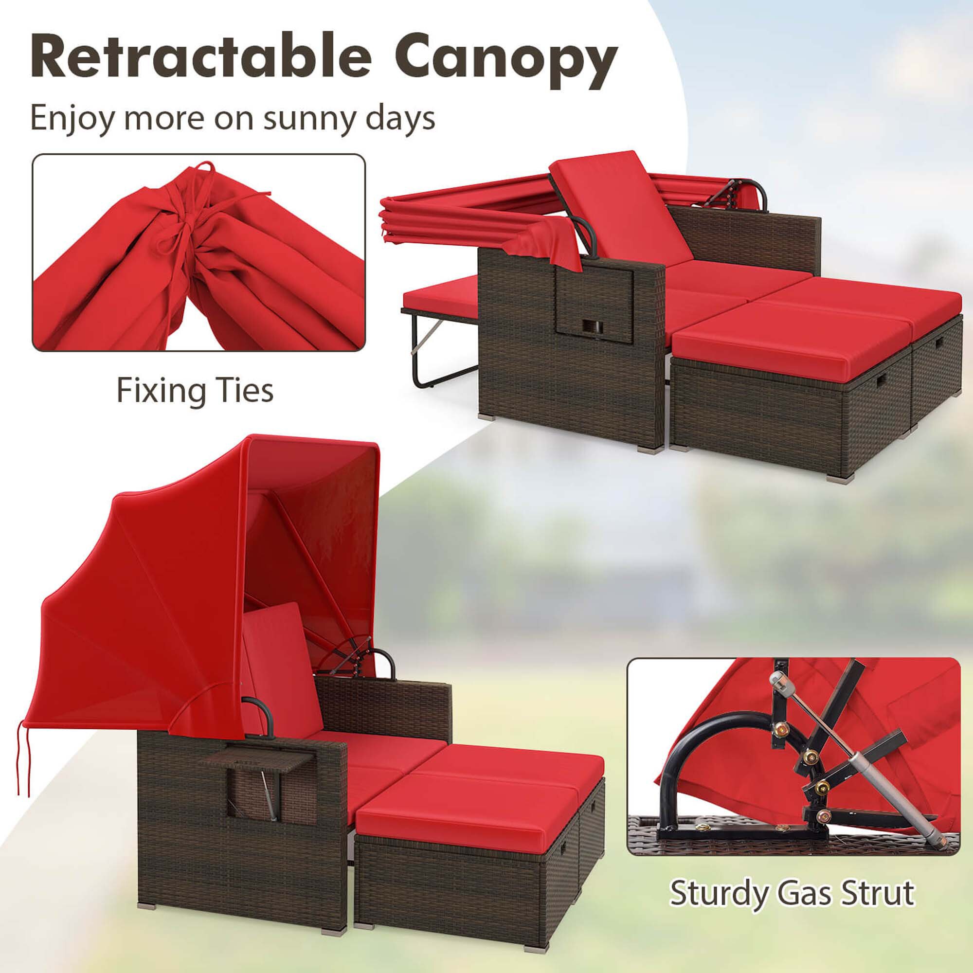 Costway HCST03796 Patio-Sofas-Daybeds - View #8