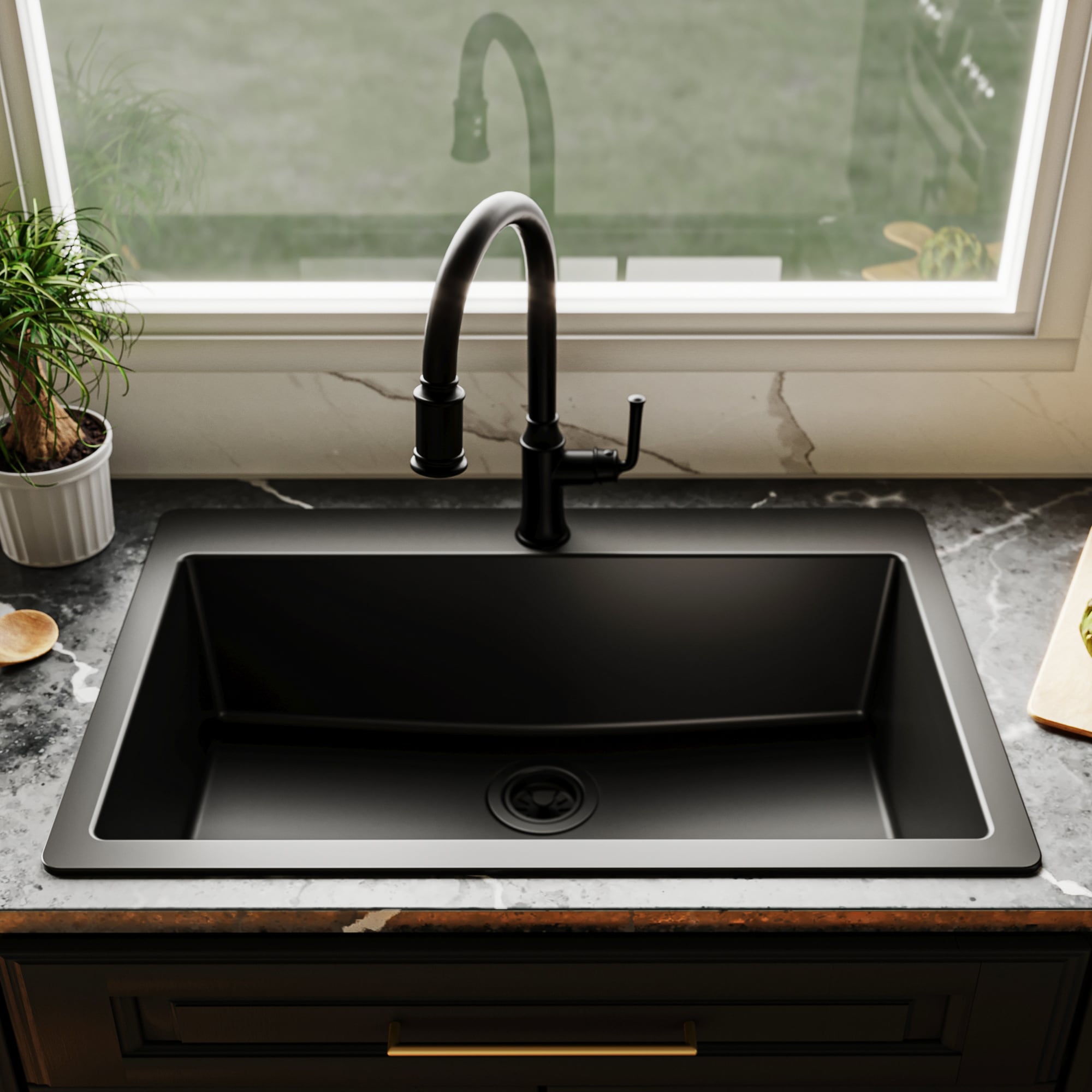 allen + roth GT1012BLK Kitchen-Sinks - View #10