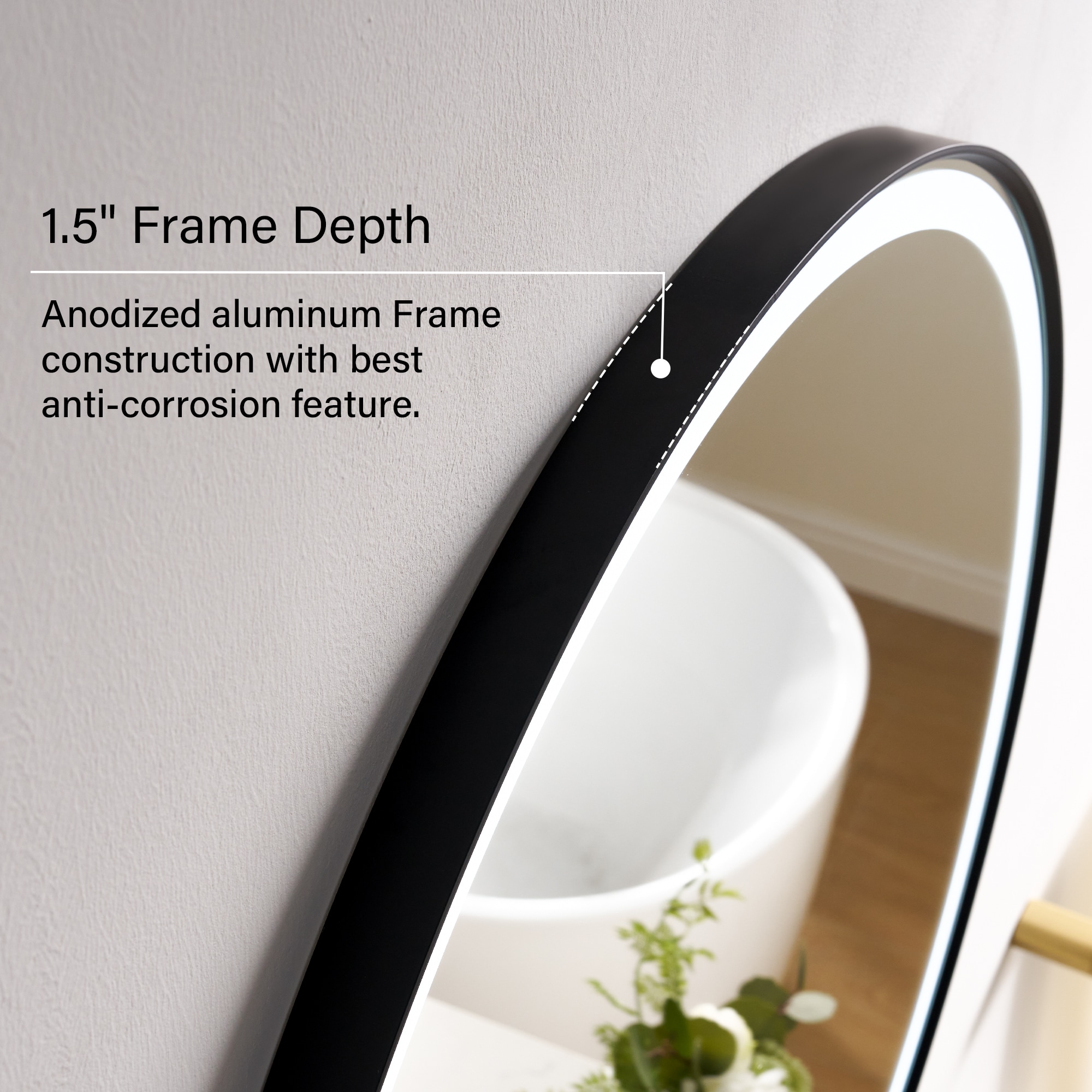 CALVON RC9-2828MB Framed-Bath-Mirrors - View #2