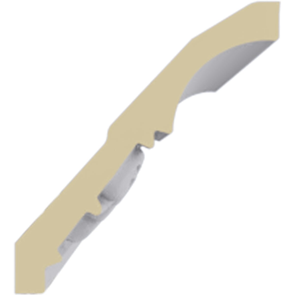 Tristan White Polyurethane Decorative Crown Moulding
