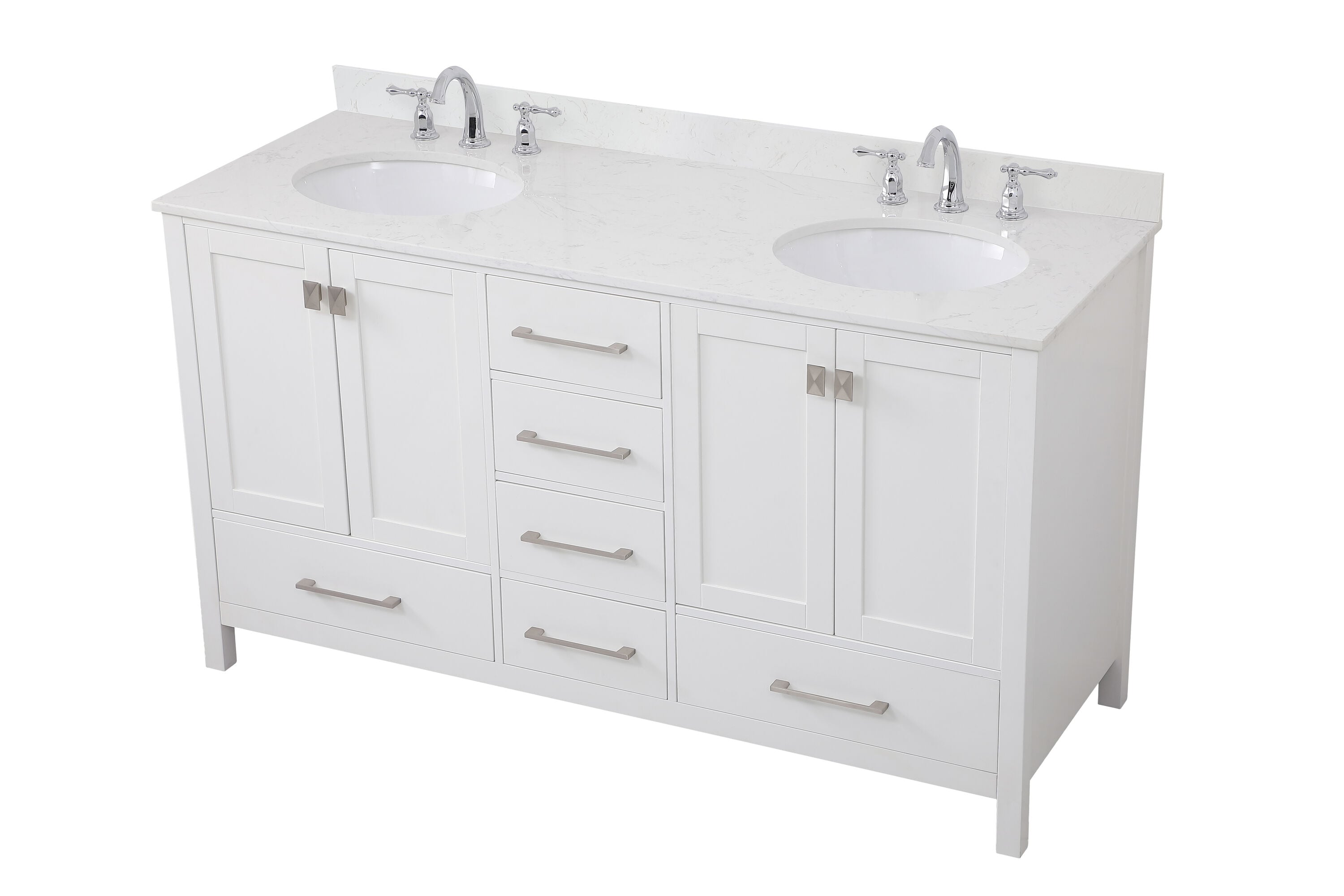 Elegant Decor HF56580DWH Bath-Vanity-Combo - View #11