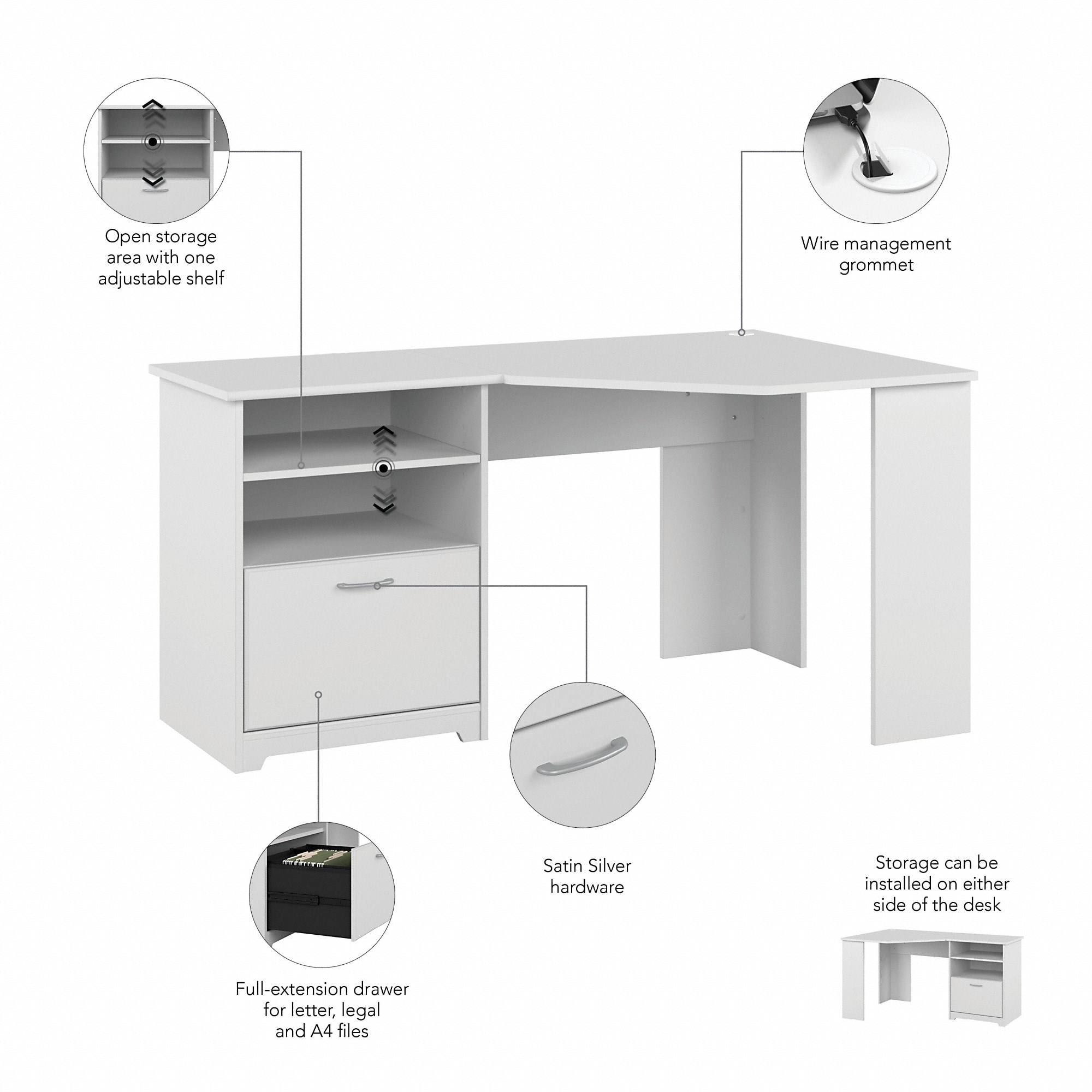 Bush Furniture WC31915K desks - View #3