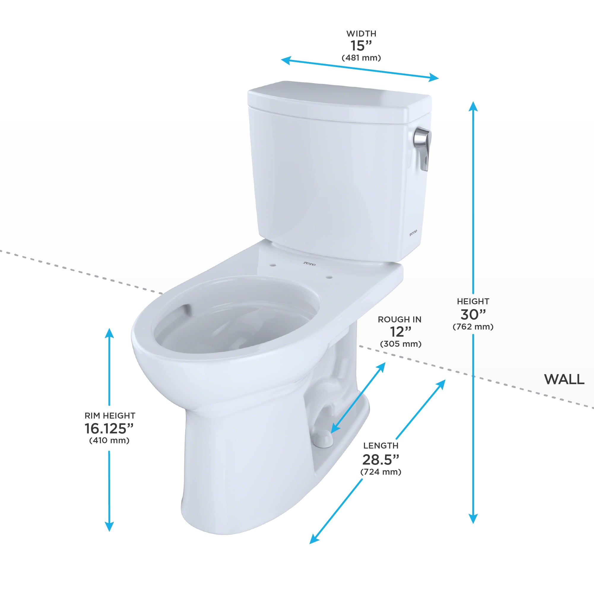 TOTO CST454CUFRG-01 toilets - View #2