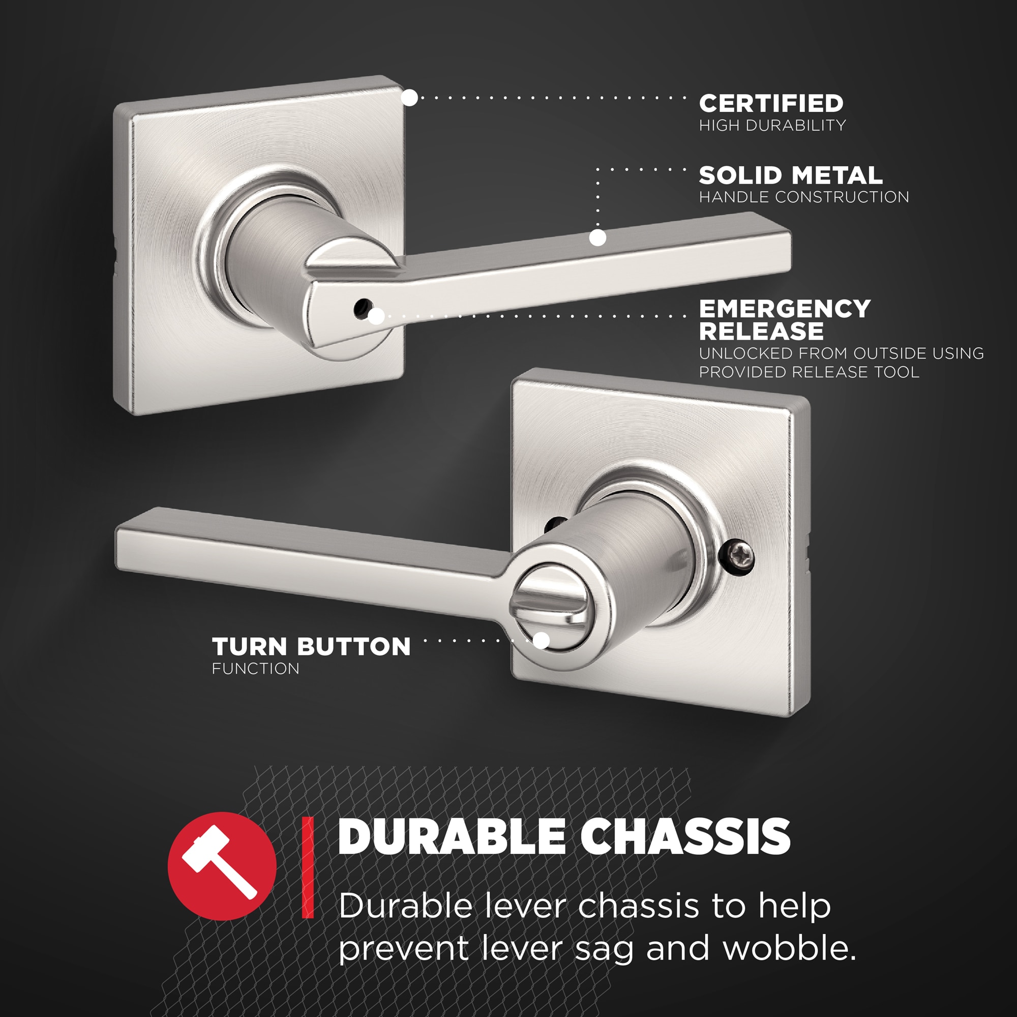Kwikset 300CSL SQT 15 RCS Door-Handles - View #5