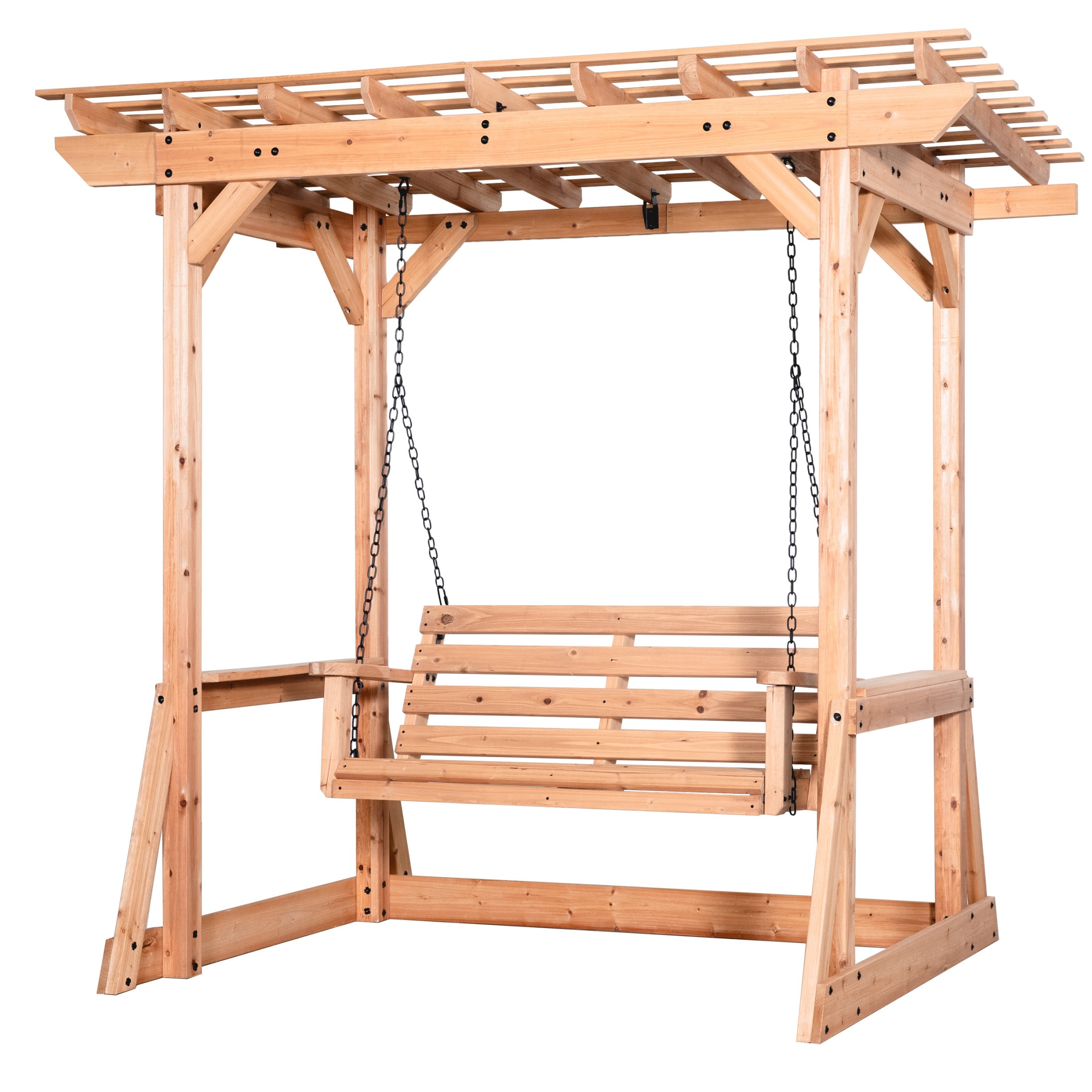 Backyard Discovery Callahan 2 -person Brown Cedar Outdoor Backyard Discovery Callahan 2 -person Brown Cedar Outdoor