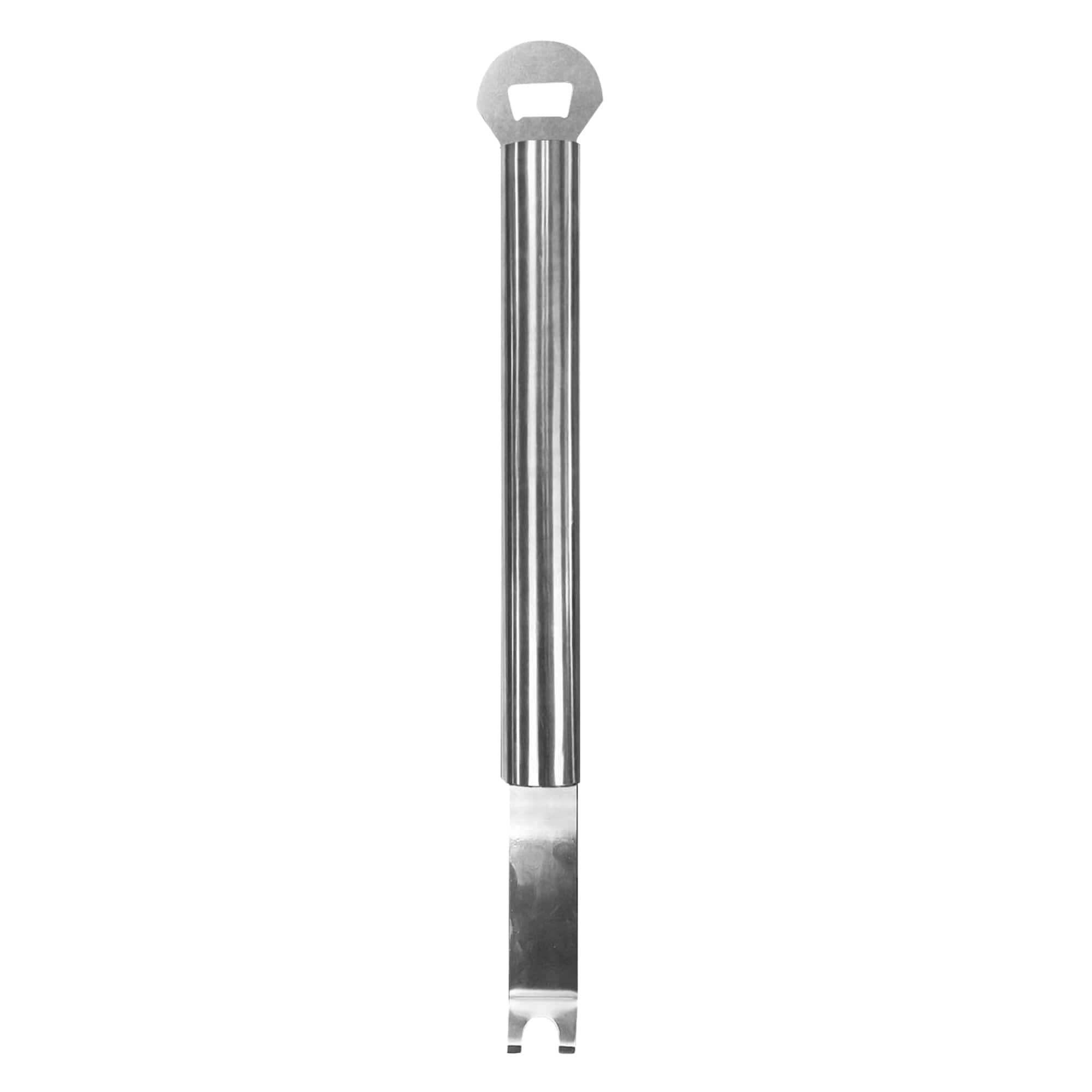 Mr. Bar-B-Q 60052Y Griddle scraper with 17-Inches Stainless steel Handle with Scraper Blade