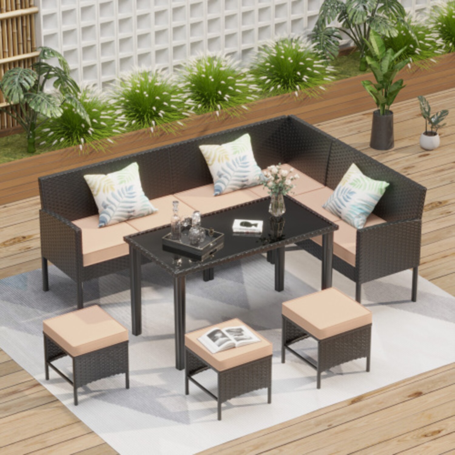 Dimakai DK-US-78AAA Patio-Conversation-Sets - View #2