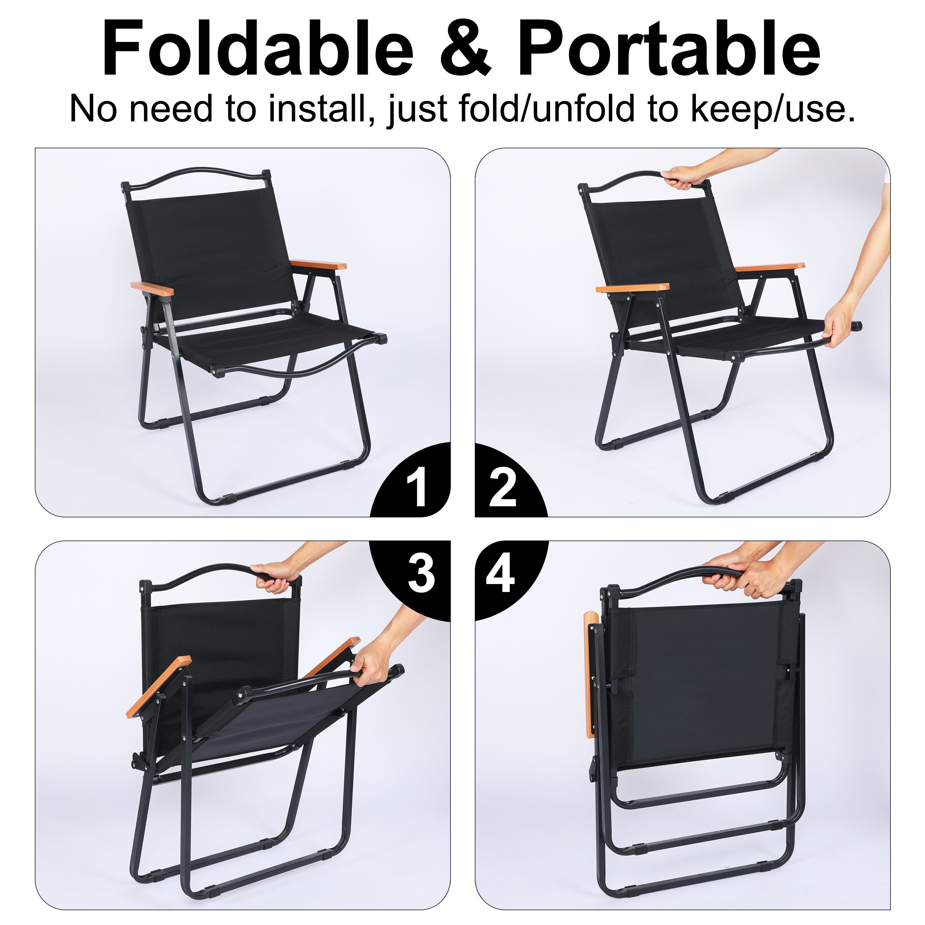 Miki Shinly DHS-8181-05MI Beach-Camping-Chairs - View #4