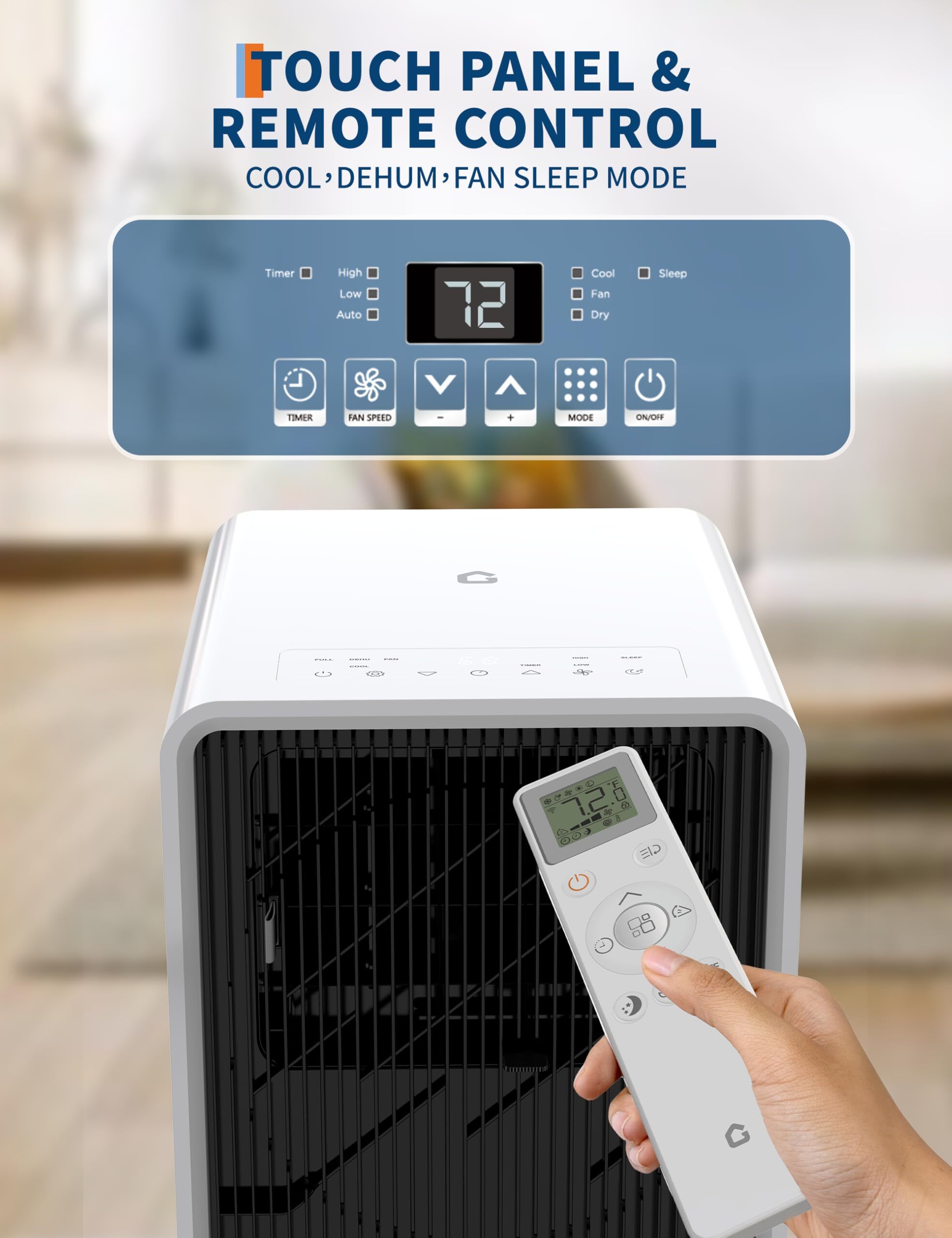 Qeetex LLPKT-PHK333NTTF4 Portable-Air-Conditioners - View #3