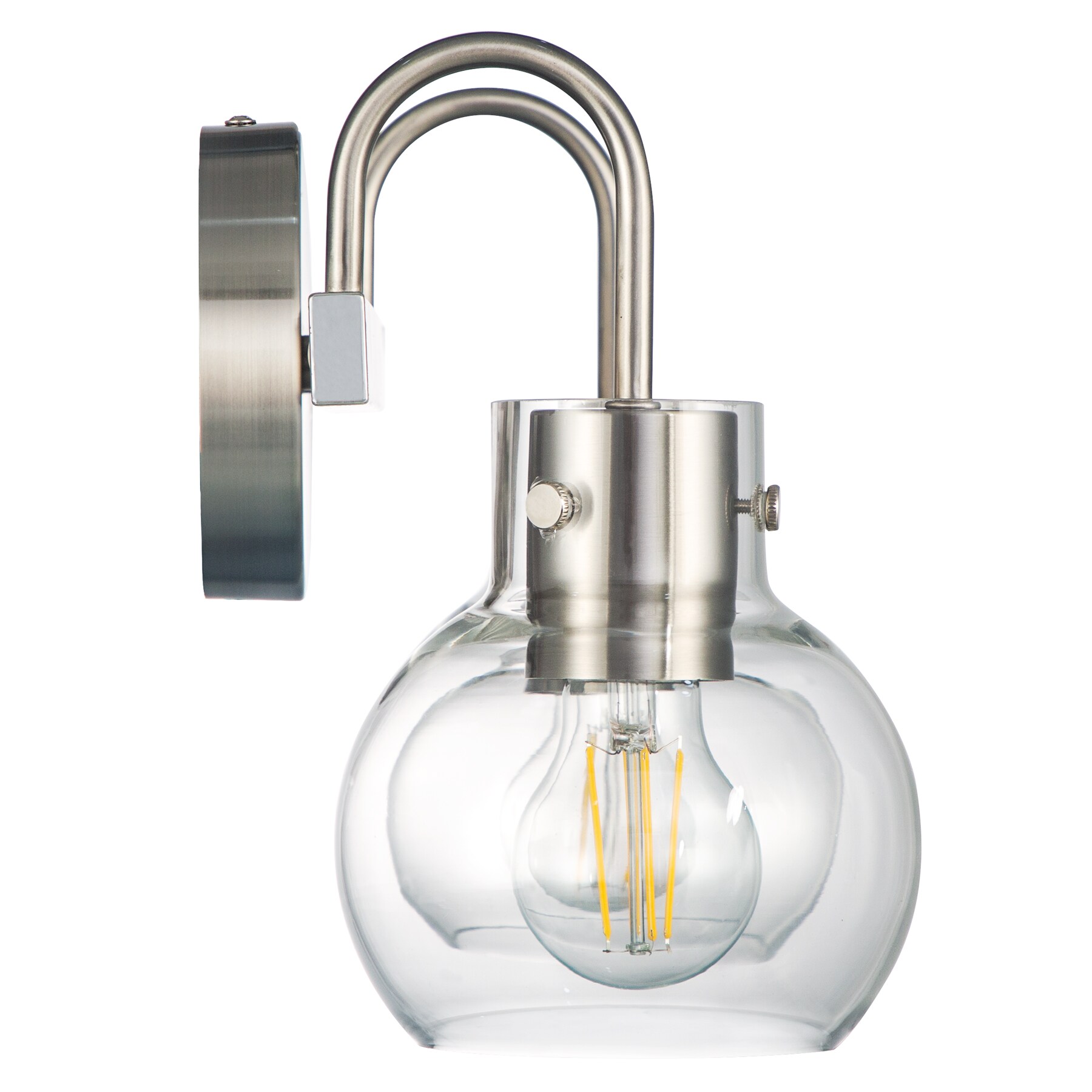 Tribesigns Tribesigns Bathroom Vanity Light, 2-Light Polished Nickel ...