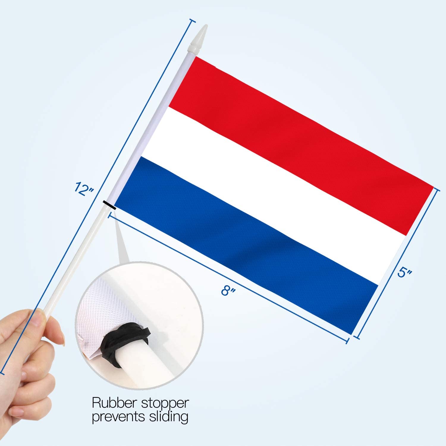 Anley Netherlands Mini Flag 12 Pack 0 6 Ft W X 0 4 Ft H International
