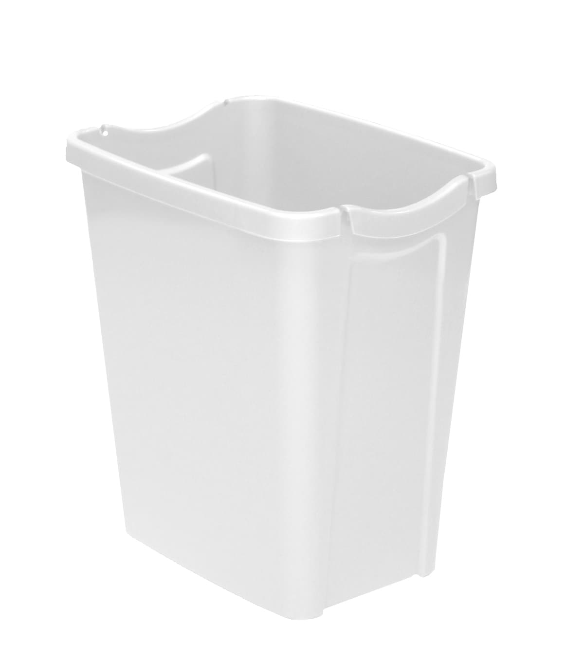 Hefty White Plastic Wastebasket in the Wastebaskets department at