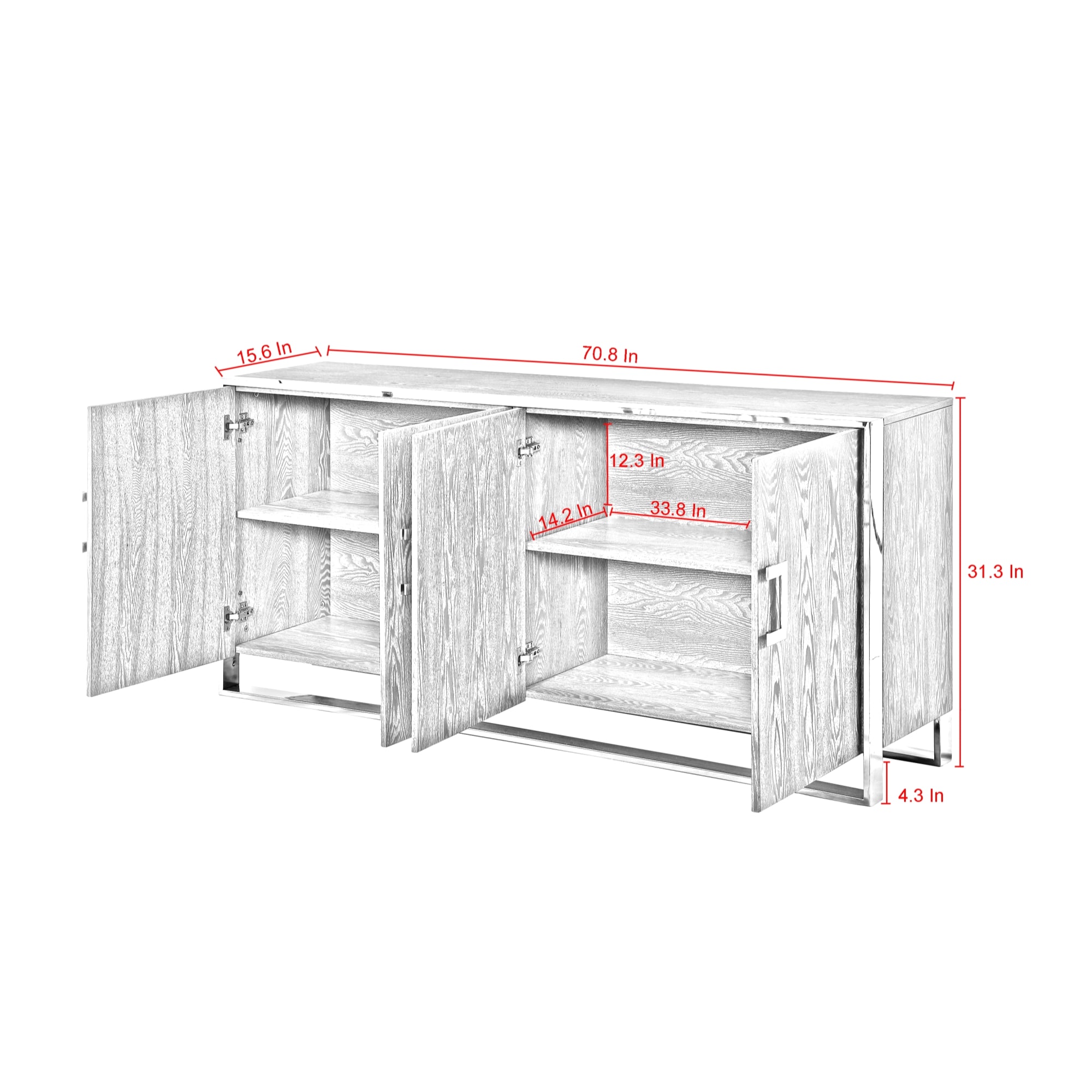 Inspired Home SD133-09LG-LS Dining-Kitchen-Storarge - View #10
