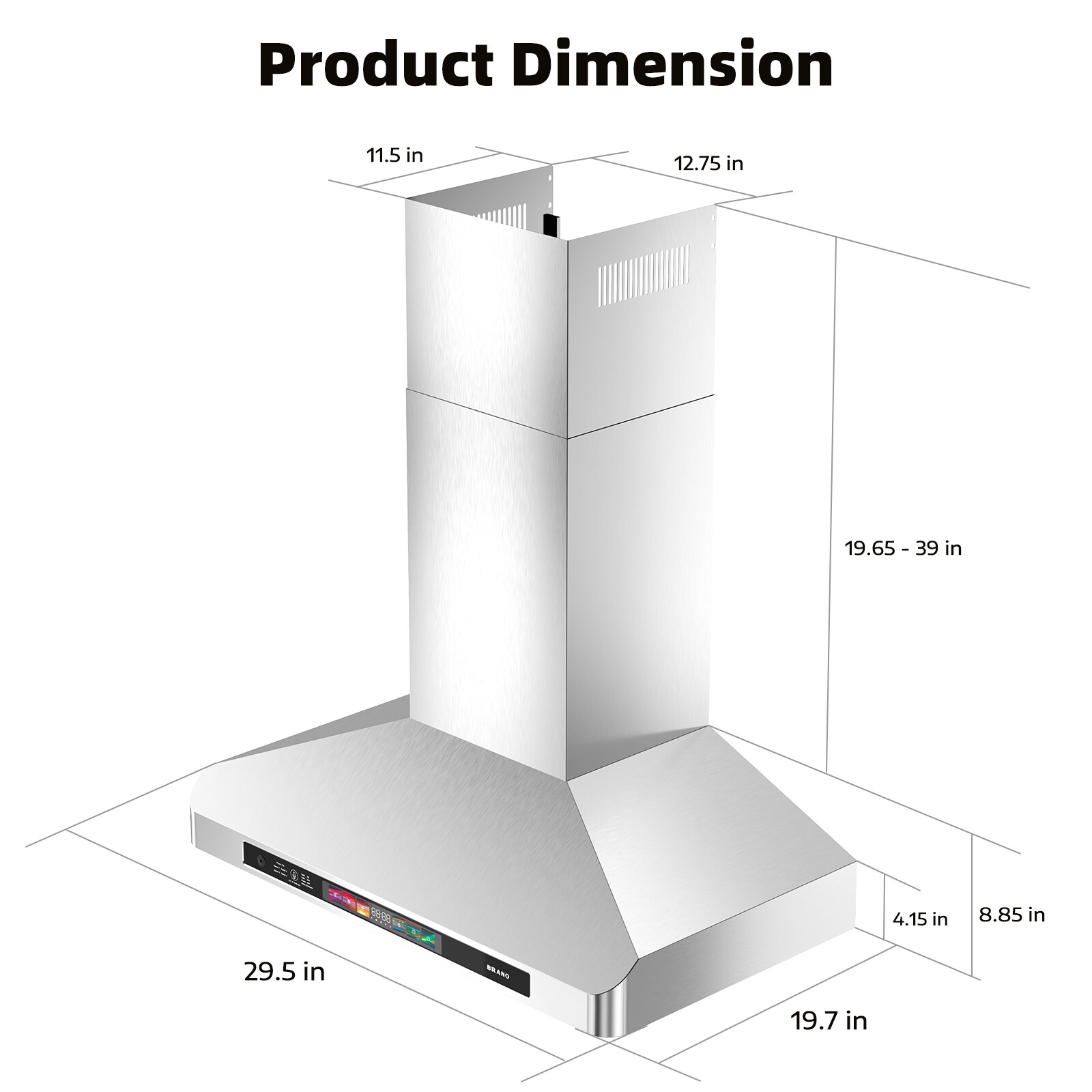 Jeremy Cass WXA032828 Undercabinet-Range-Hoods - View #4