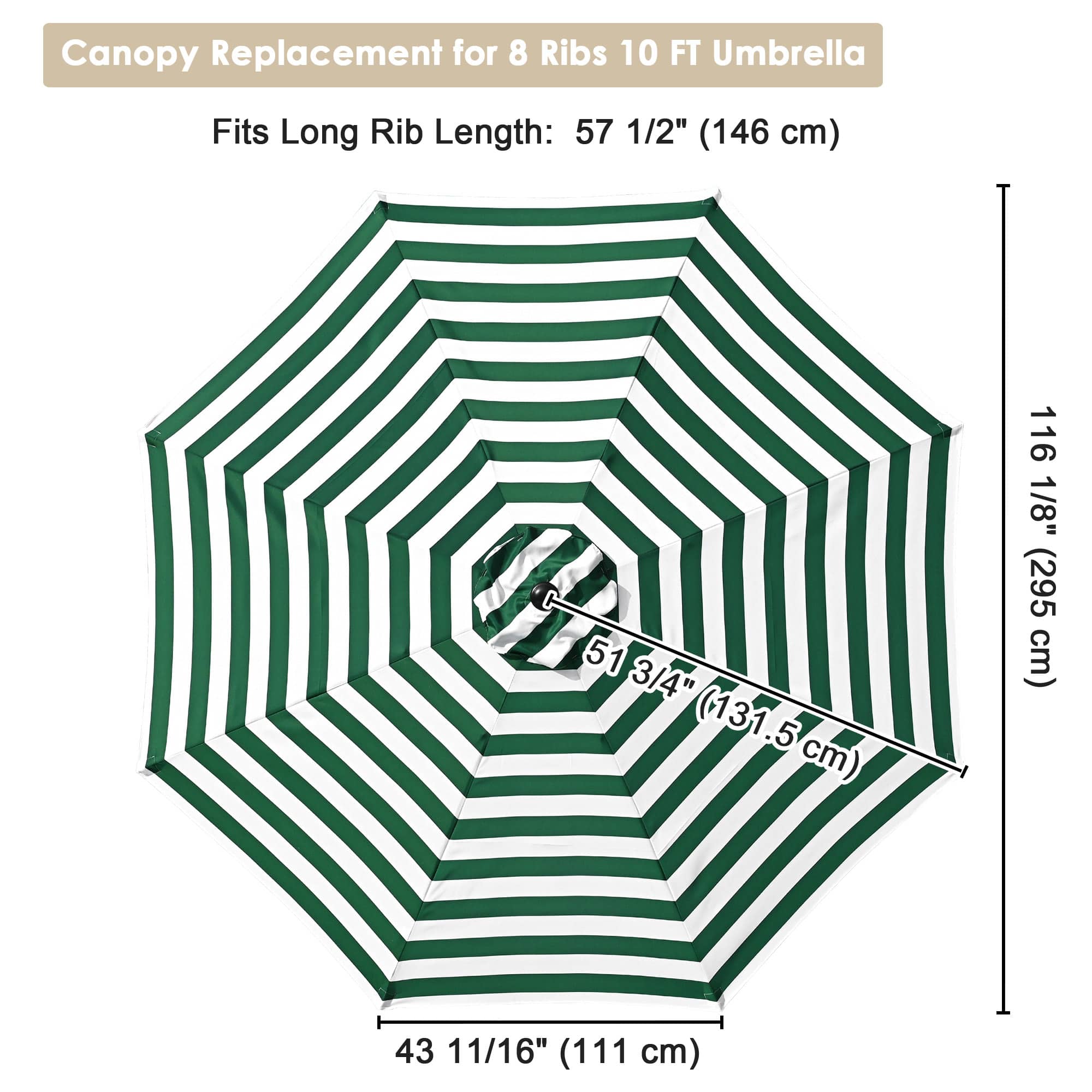 Yescom 07UMC001-10F-0407-LO Umbrellas-3 - View #3
