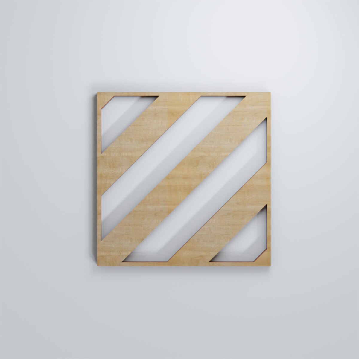Ekena Millwork WALW08X08X0375STRHI Wall-Panels - View #2