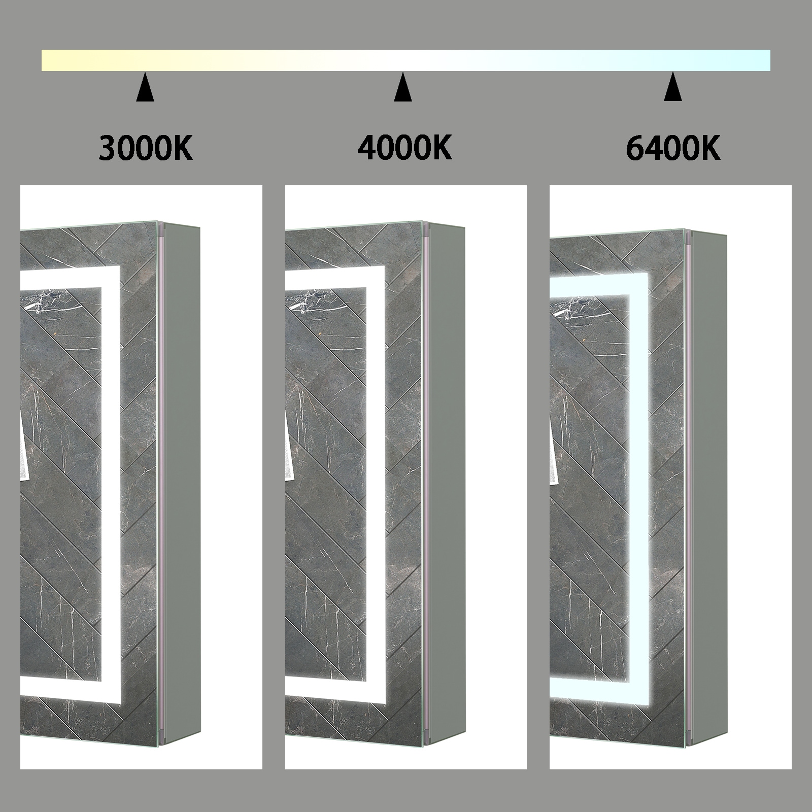 Forclover JSEXDHMC2430-L3 Bathroom-Medicine-Cabinets - View #7