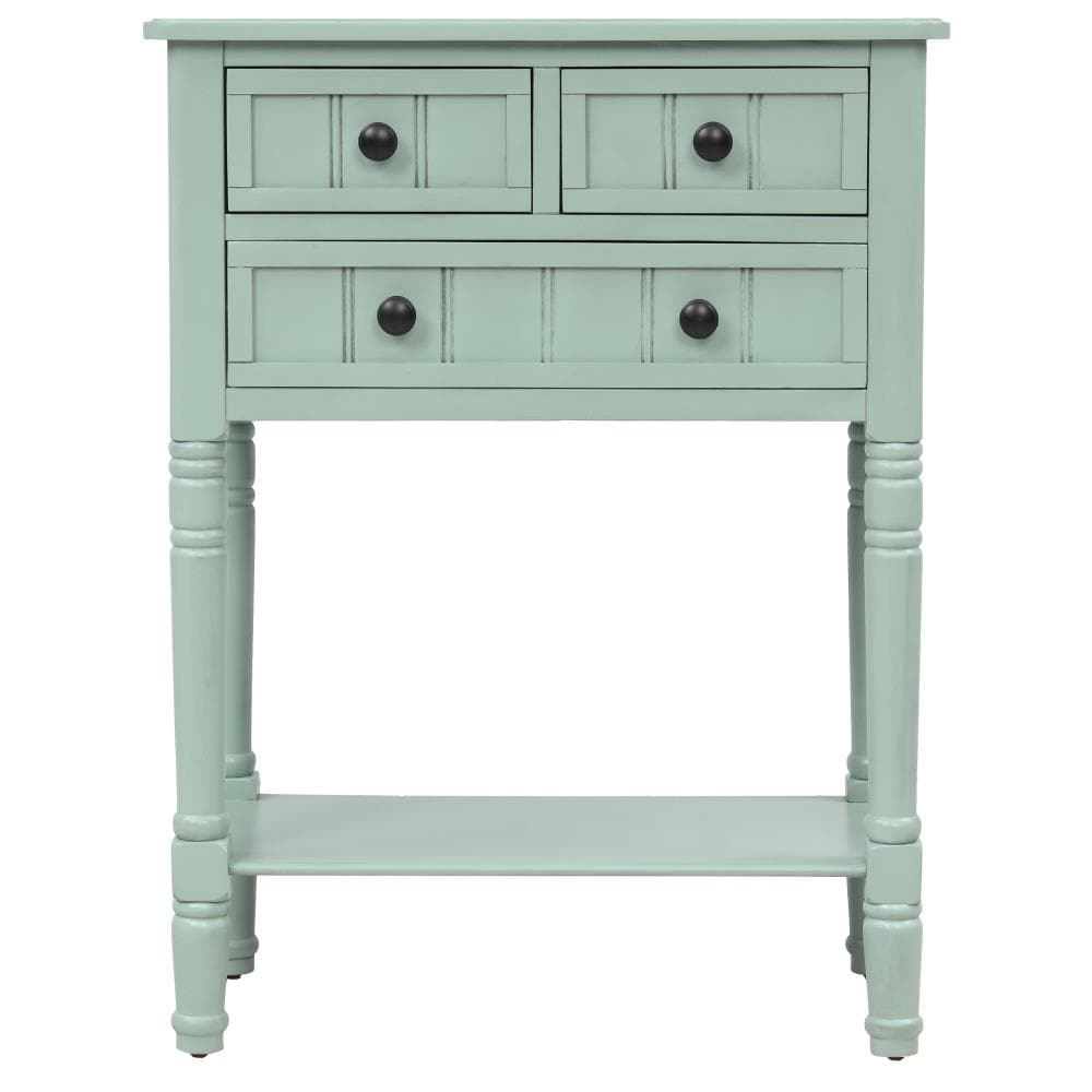 CASAINC TR-WF192646AAC Modern Retro Blue Console Table
