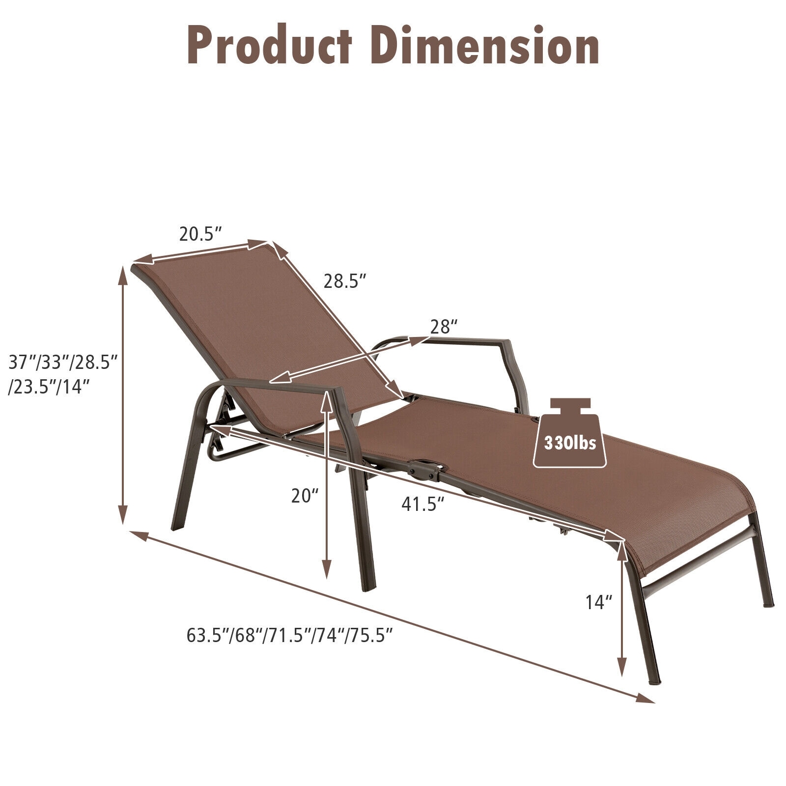 Forclover HYFE-10307CF2 Patio-Chairs - View #2
