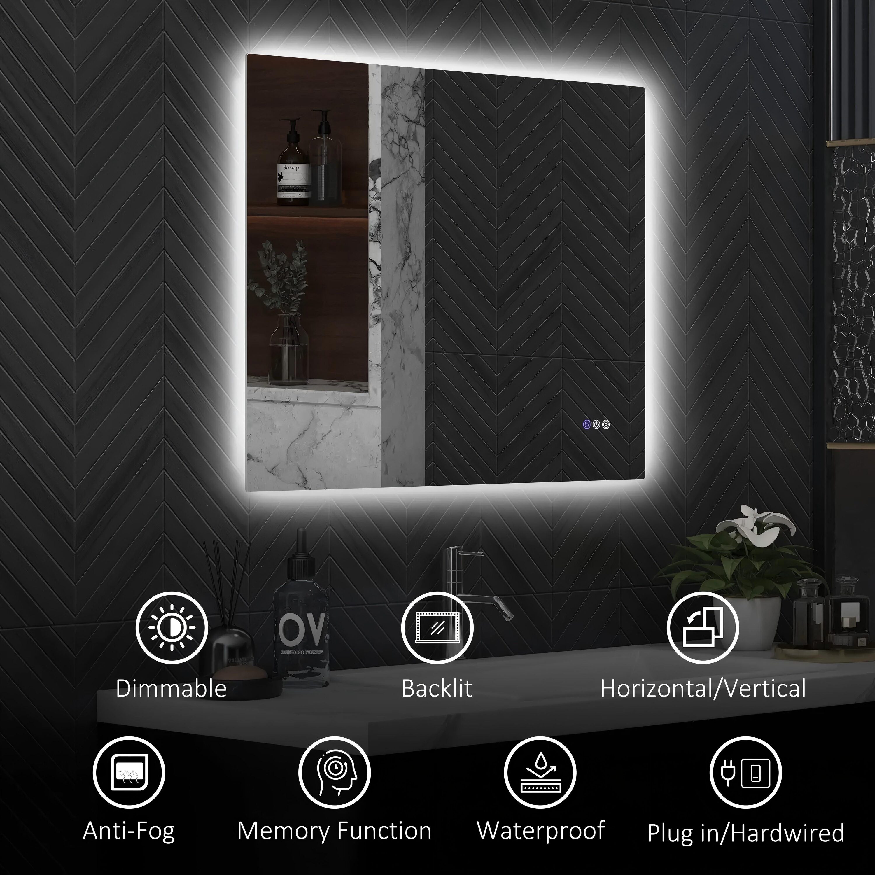 Bayfeve BF-229672-MIR Framed-Bath-Mirrors - View #11