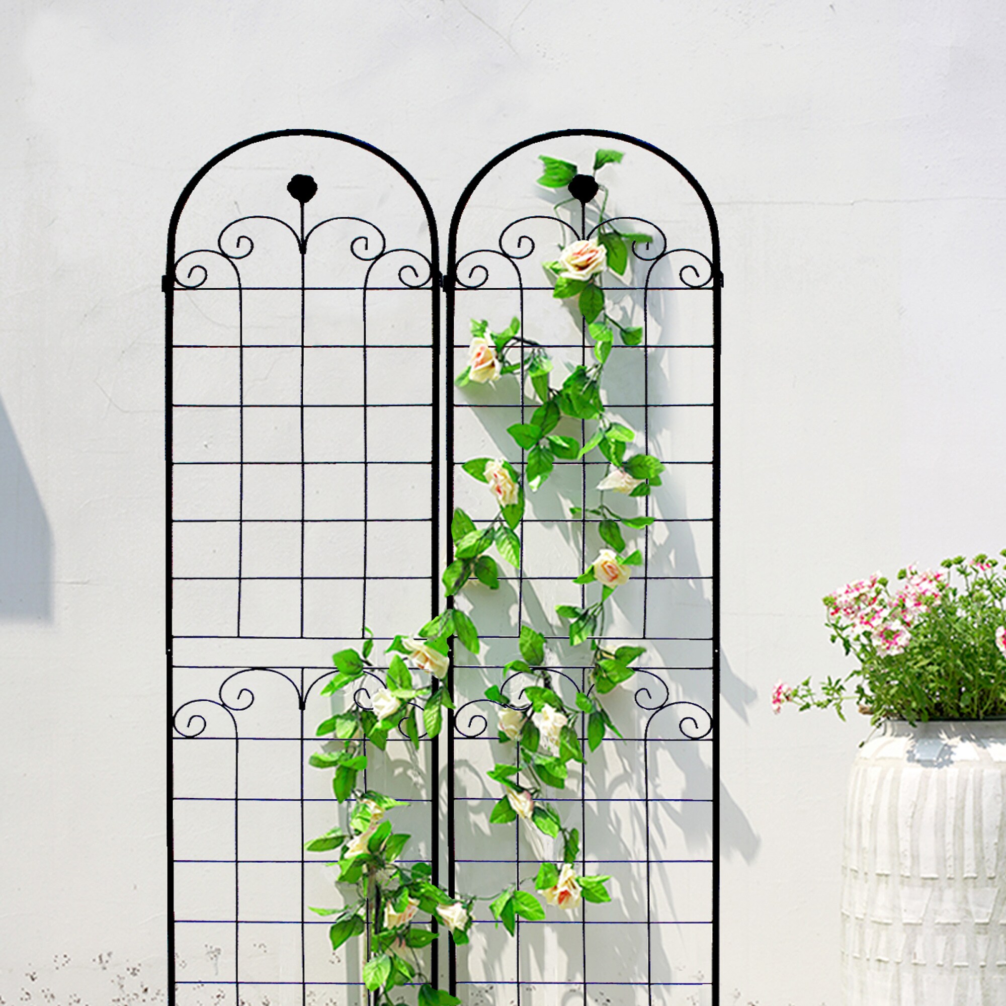 WELLFOR ORQ-297BK Garden-Trellis - View #8