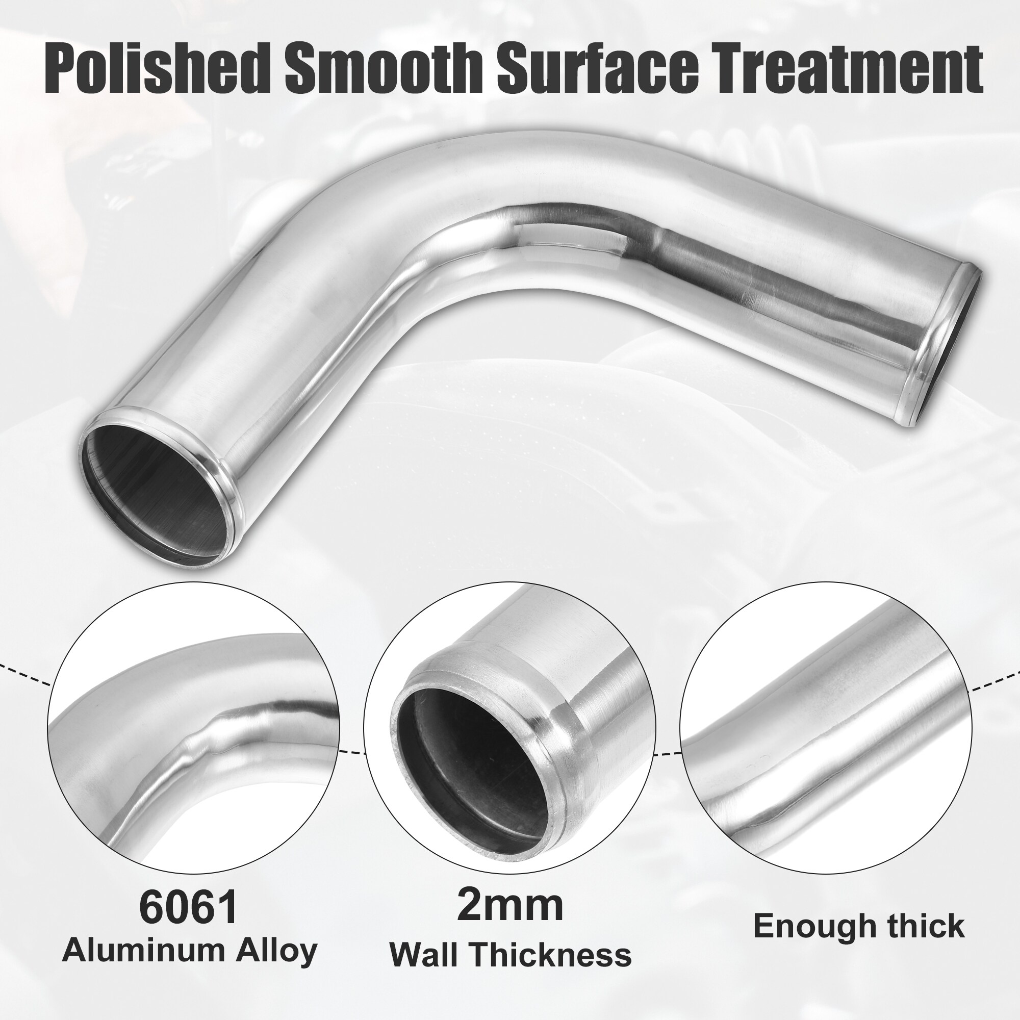 Unique Bargains OD 3.50 Inch 89mm Leg Length 6 Inch 152mm Car Aluminum ...