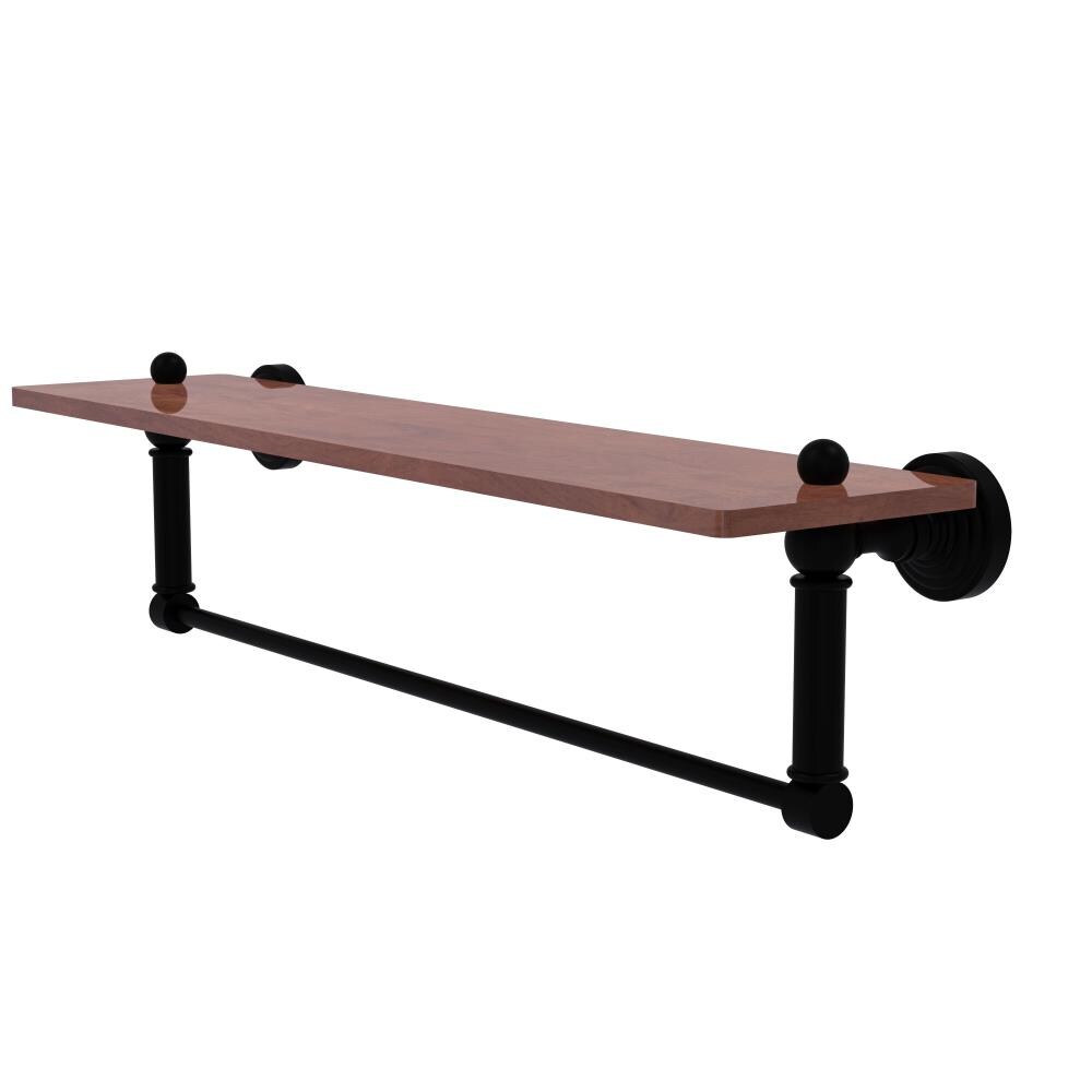Allied Brass WP-1-22TB-IRW-CA Waverly Place Antique Copper 1-Tier Wall Mount Bathroom Shelf (22-in X 4-in X 5-in)