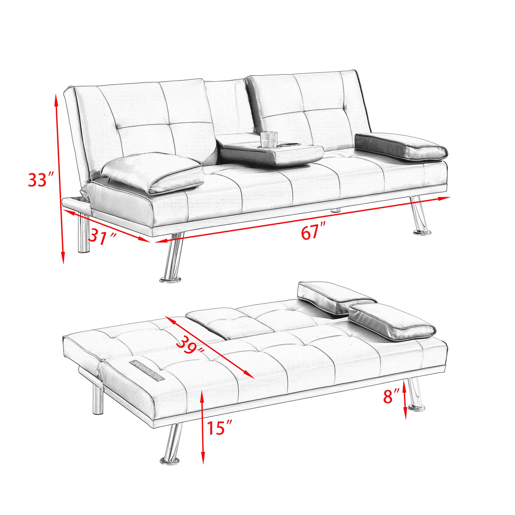 SINOFURN SYA3100119BG Sofas-Loveseats - View #4