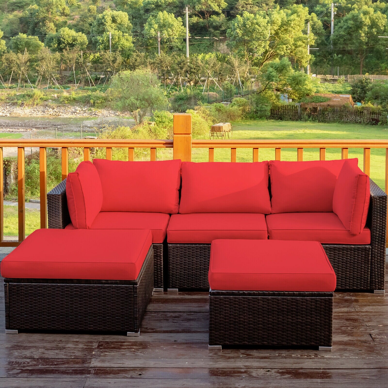 Slickblue D-CO-+ERA87686WH Patio-Sofas-Daybeds - View #2