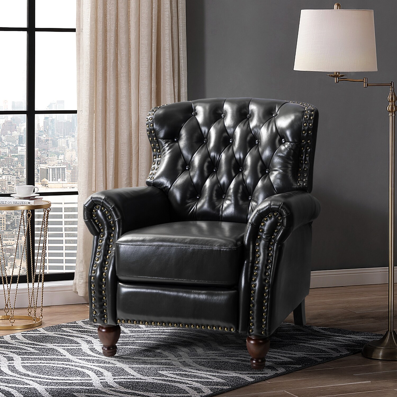 14 Karat Home RCXA0346-BLACK recliners - View #2