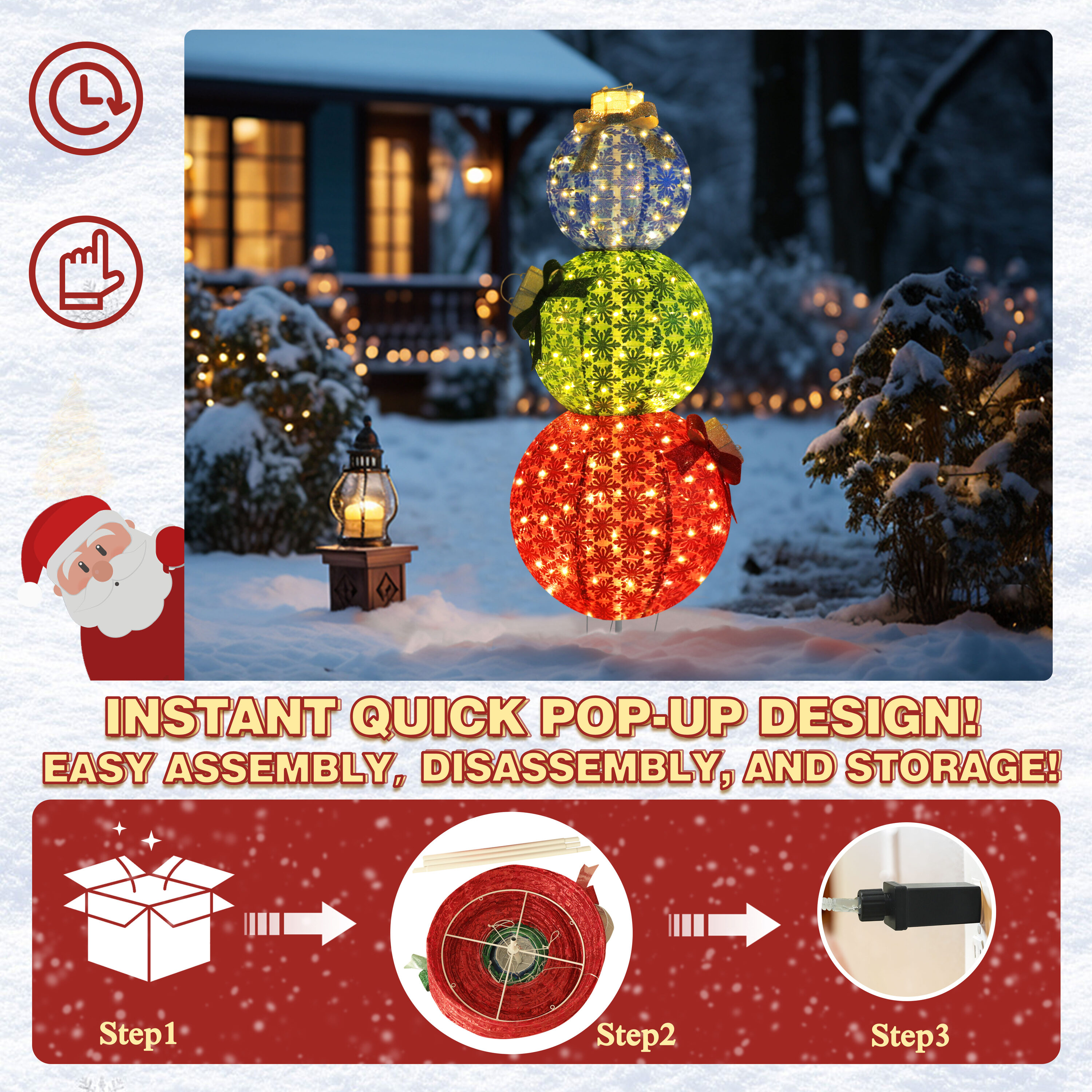 VEIKOUS PG0403-14-1 Outdoor-Christmas-Decor - View #6