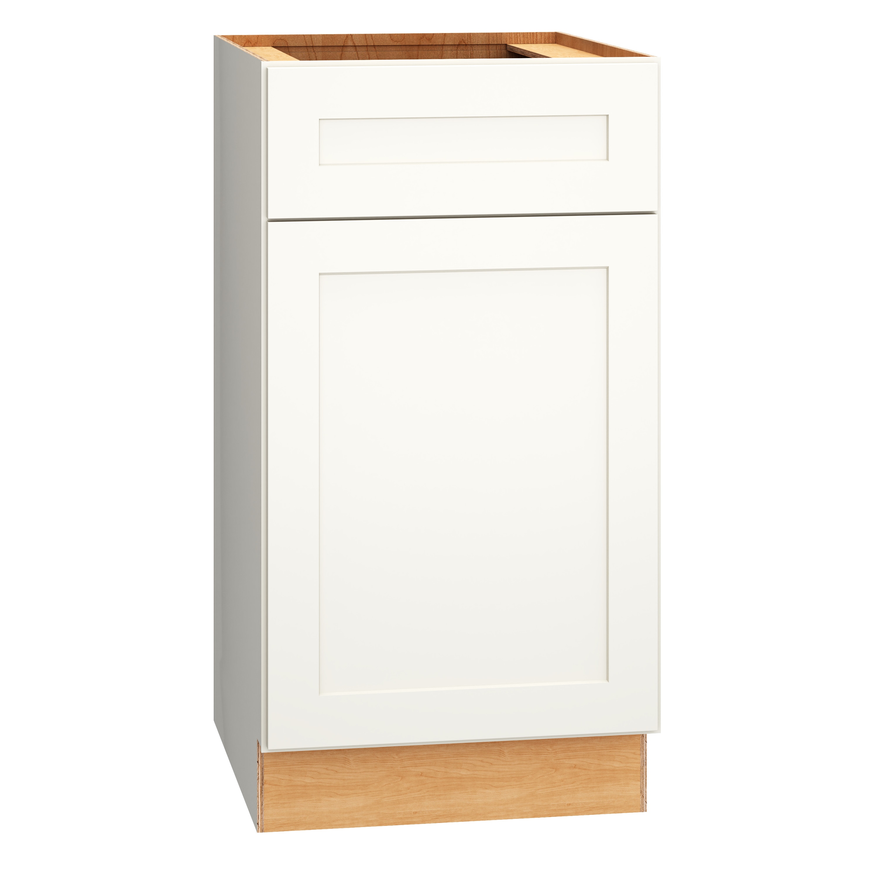 Diamond Express 323 VB183421R Jamestown 18-in White Bathroom Vanity Base Cabinet without Top