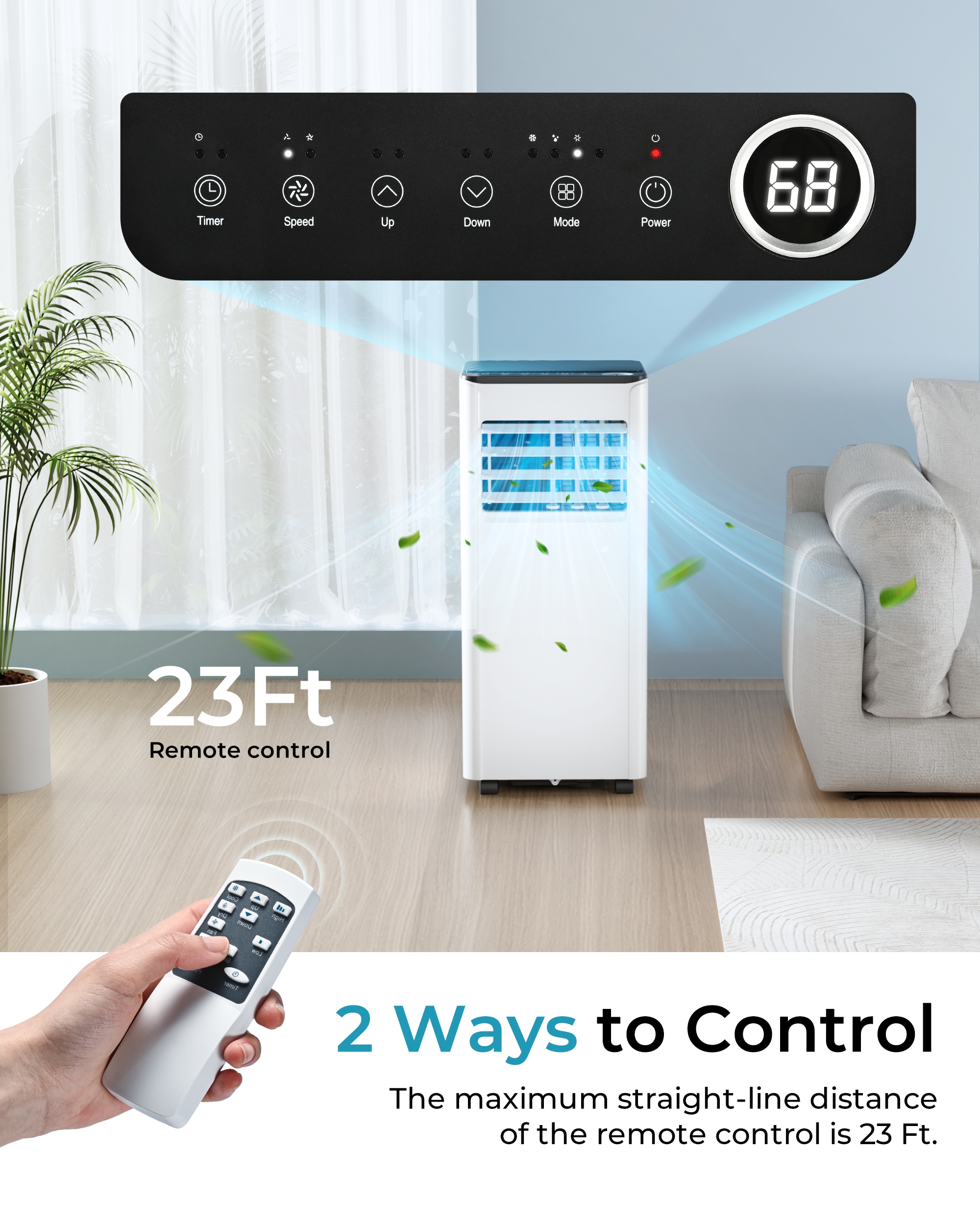 Euhomy PAC001-8KWH-E-LS-SC Portable-Air-Conditioners - View #4