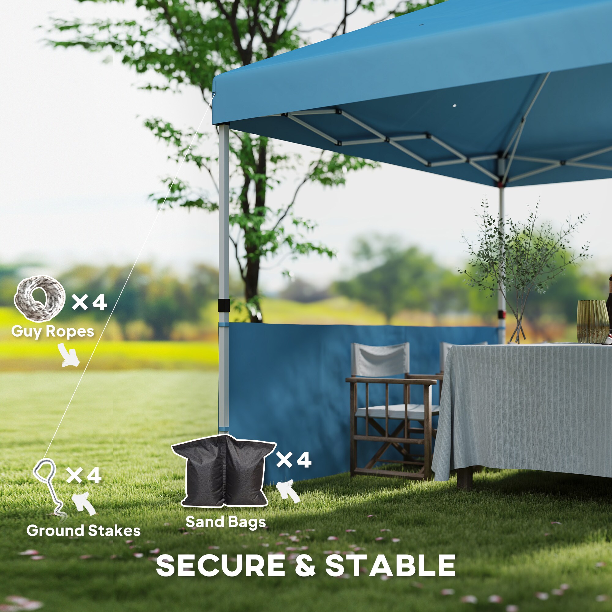 Outsunny 84C-622V00DB Canopies-Sl - View #9