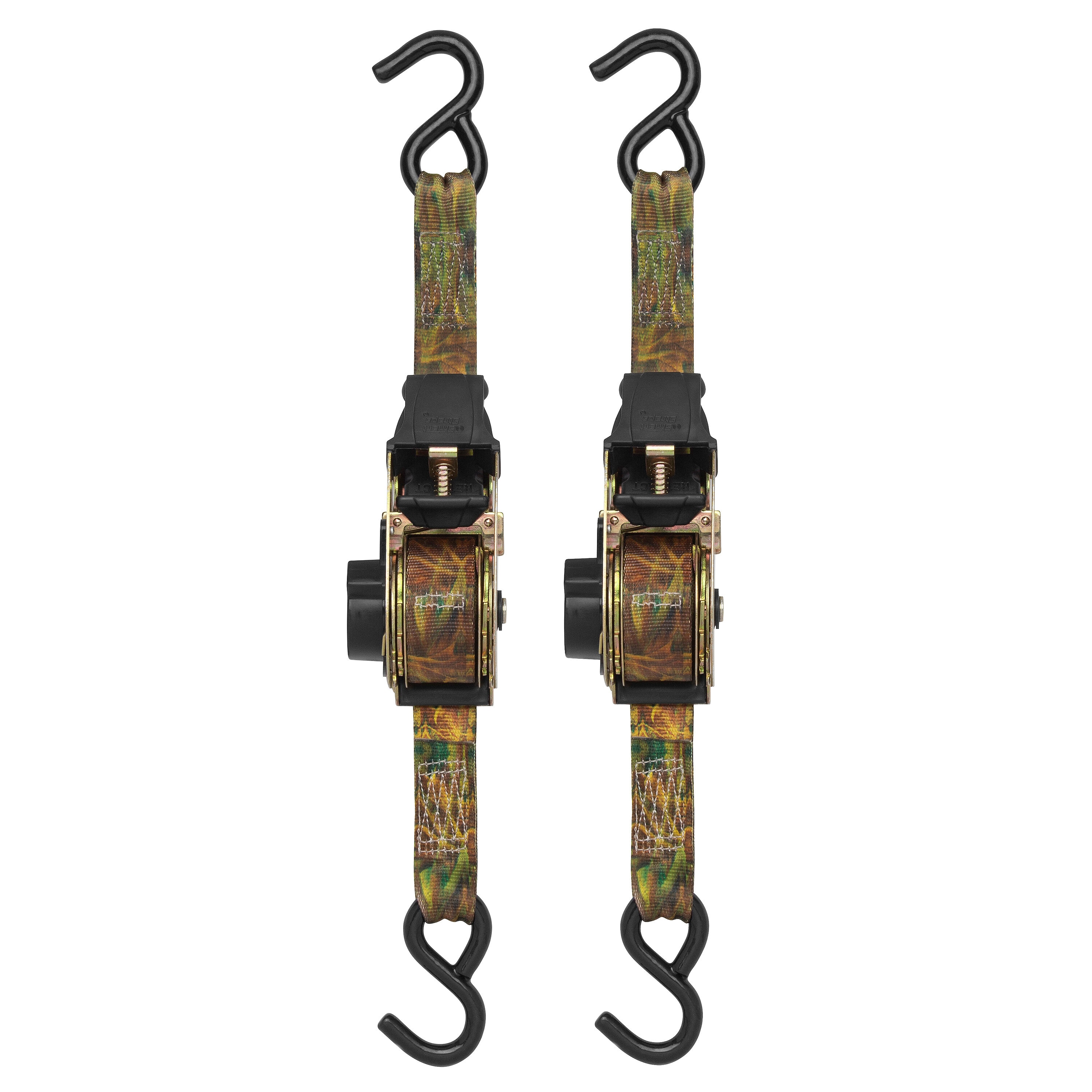 SmartStraps 1-in x 10-ft Ratcheting Strap Tie Down 2-Pack 500-lb