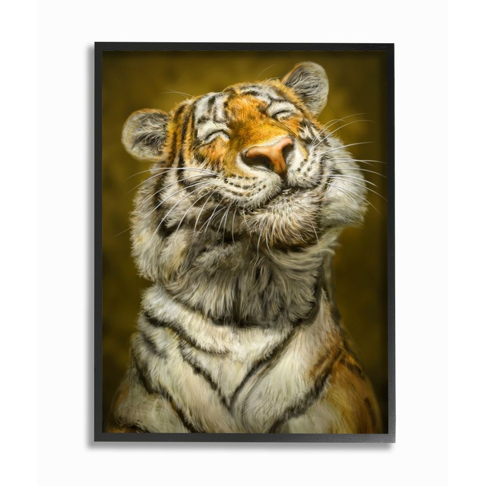 Ceramic Round Dinner Plate Portrait Of Bengal Tiger 1