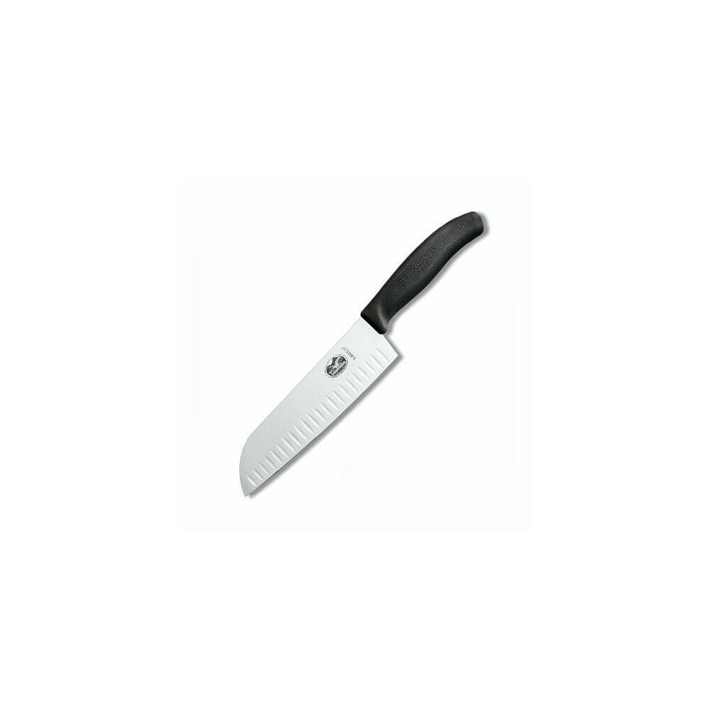 Victorinox Swiss Army TRVAL118193  246922 7 in. Santoku Knife with Black Handle