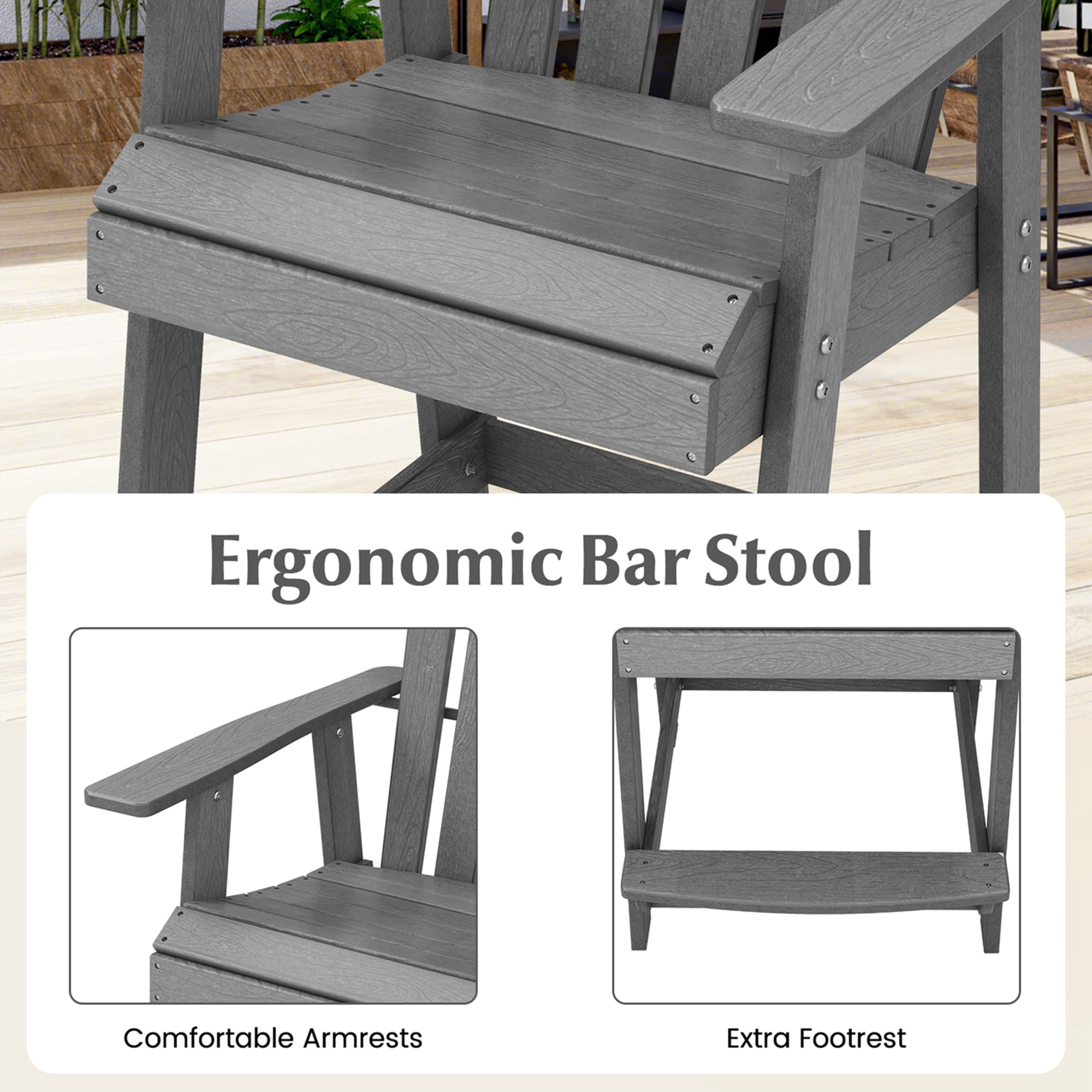 Costway HCST00506 Patio-Chairs - View #5