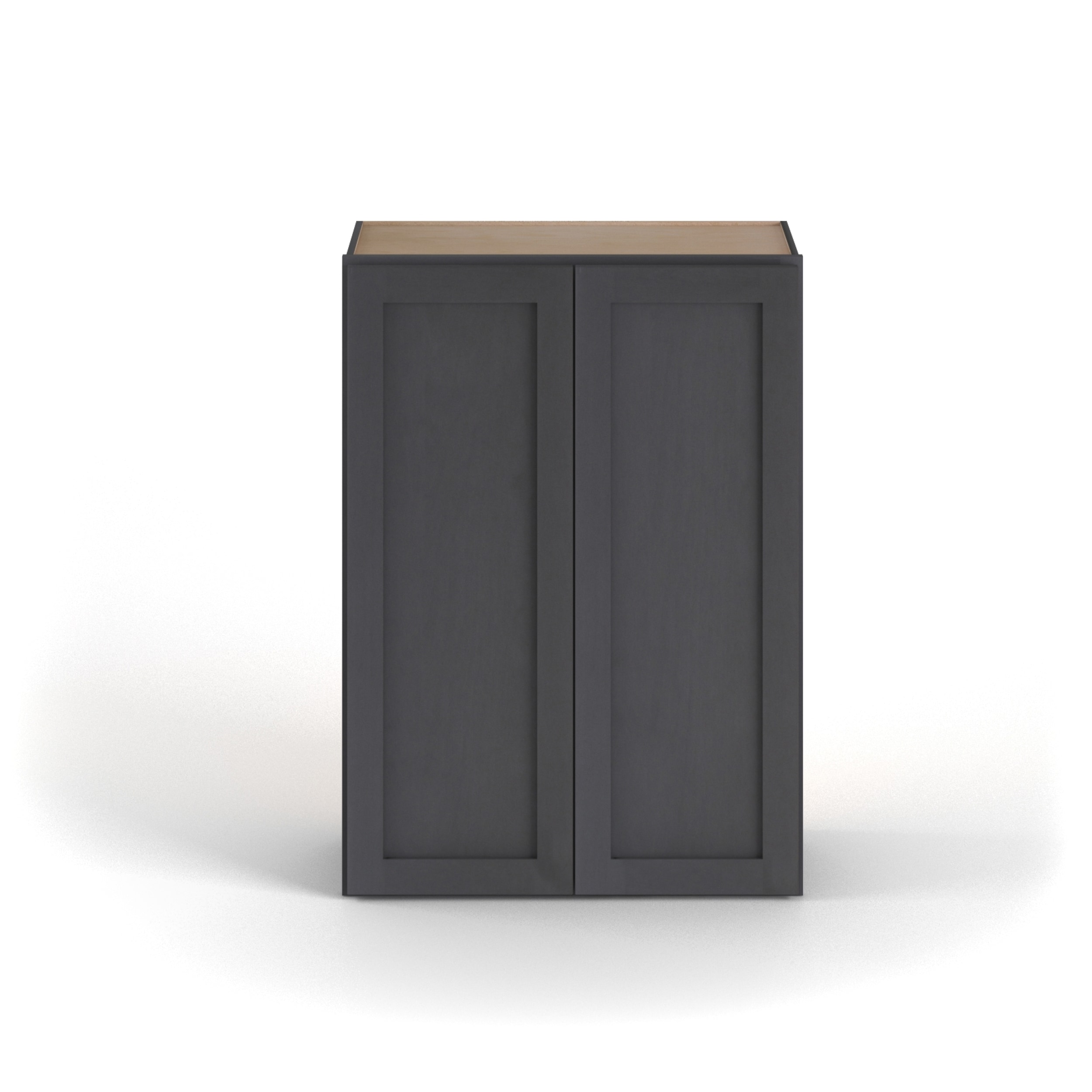 Valleywood Cabinetry 36-in W x 42-in H x 12-in D Ideal Gray Birch Wall Ready To Assemble Plywood Cabinet (Flat Panel Shaker Door Style)