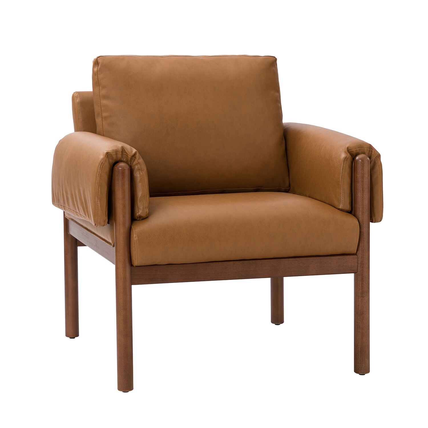 Camel discount accent chair