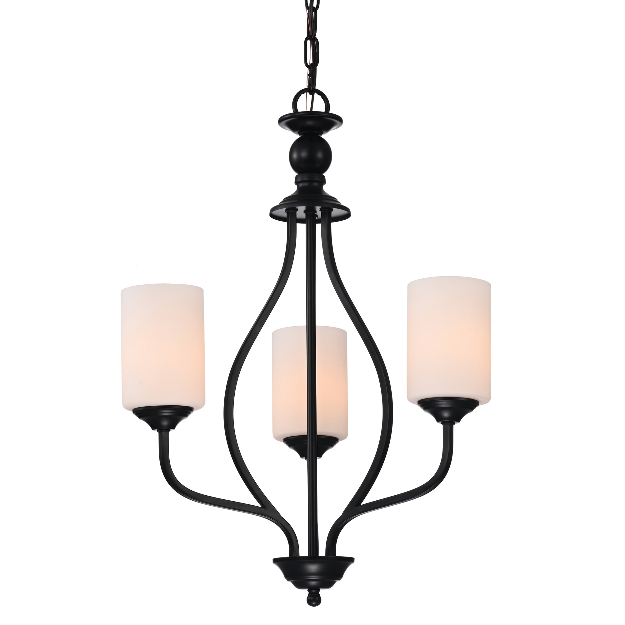 Edvivi EPJ5675BK 3 -Light Matte Black Farmhouse Antler For Use in Bedrooms, Dining Rooms, Foyers, Kitchens, Living Rooms Chandelier