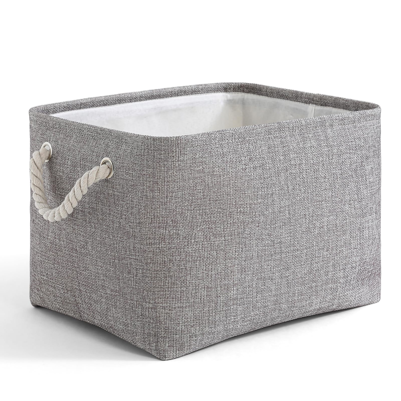 Oyezvary  Storage Bins for Shelves 11 8x7 9x5 2 inch Gray Small Fabric Storage Cubes Organizer Set for Closet Nursery Home Modular Space