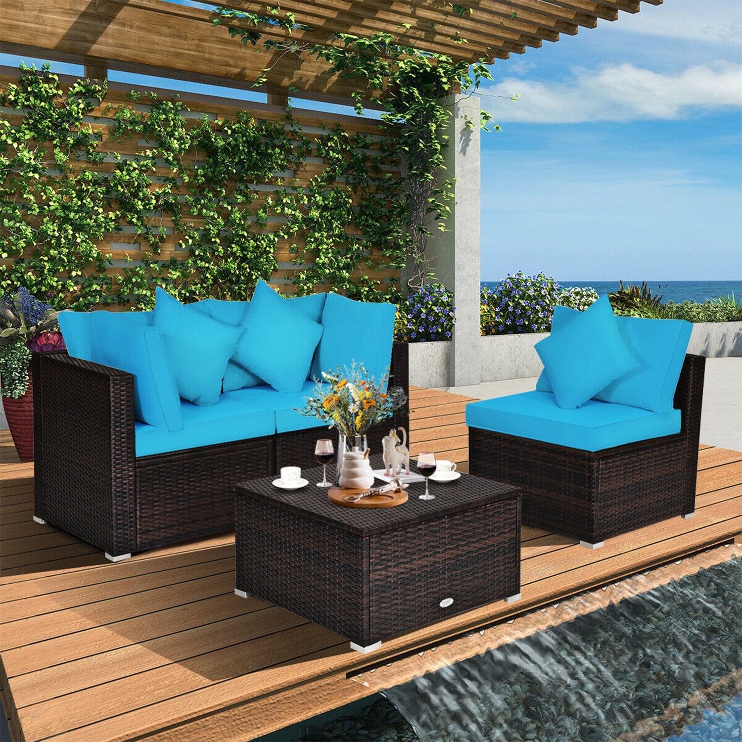 Forclover CTR-121906 Patio-Conversation-Sets - View #4